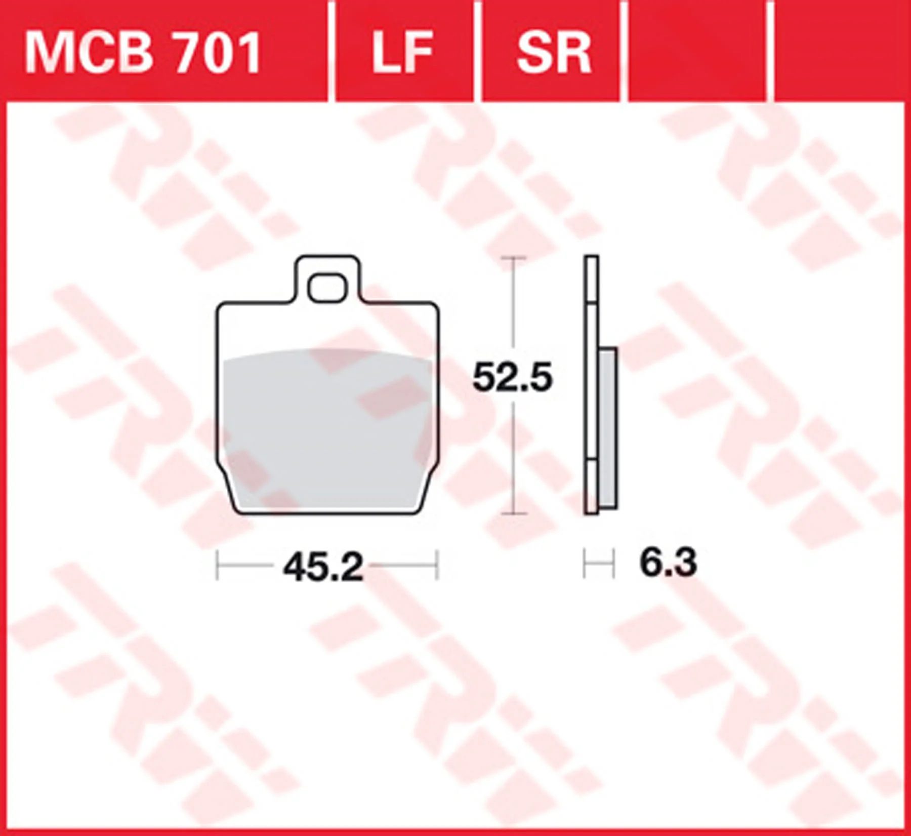 TRW SINTERED BRAKE PADS