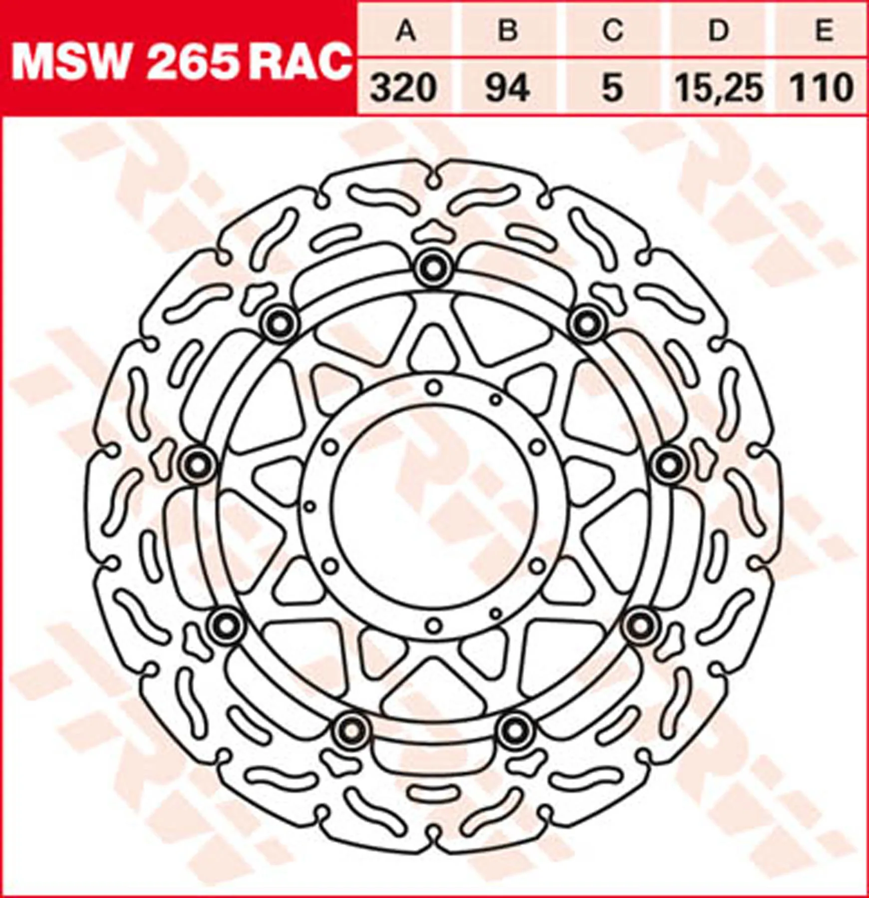 TRW RACING BRAKE DISC