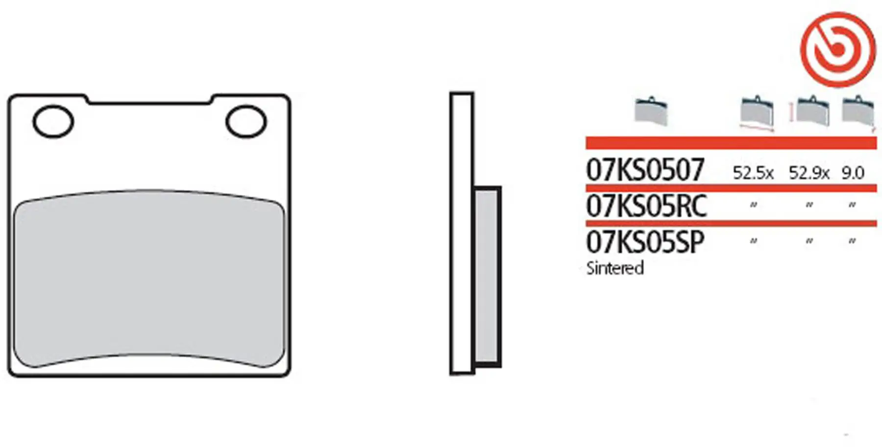 BREMBO BRAKE-PADS SINTER