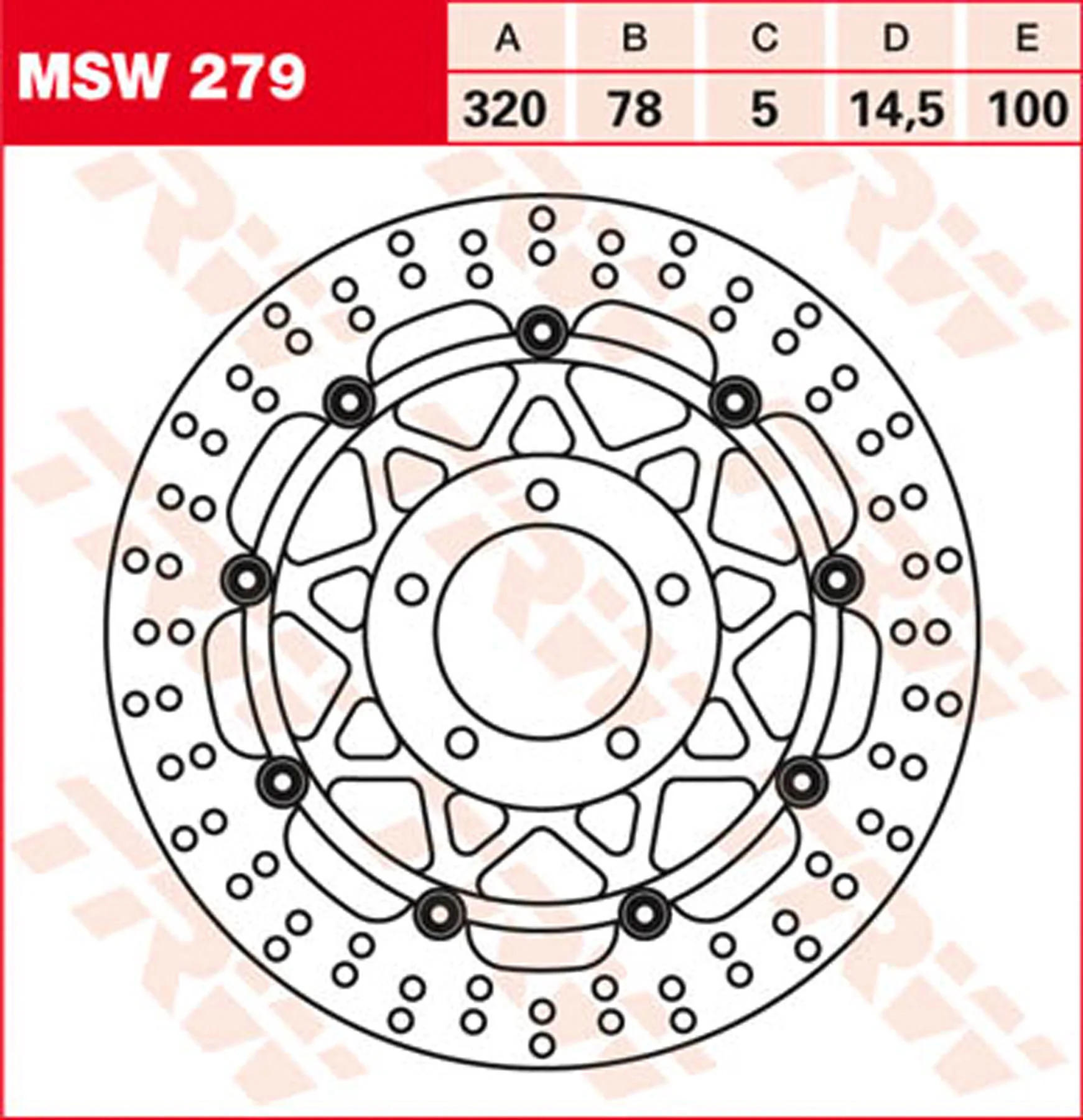 TRW BRAKE-DISC FRONT