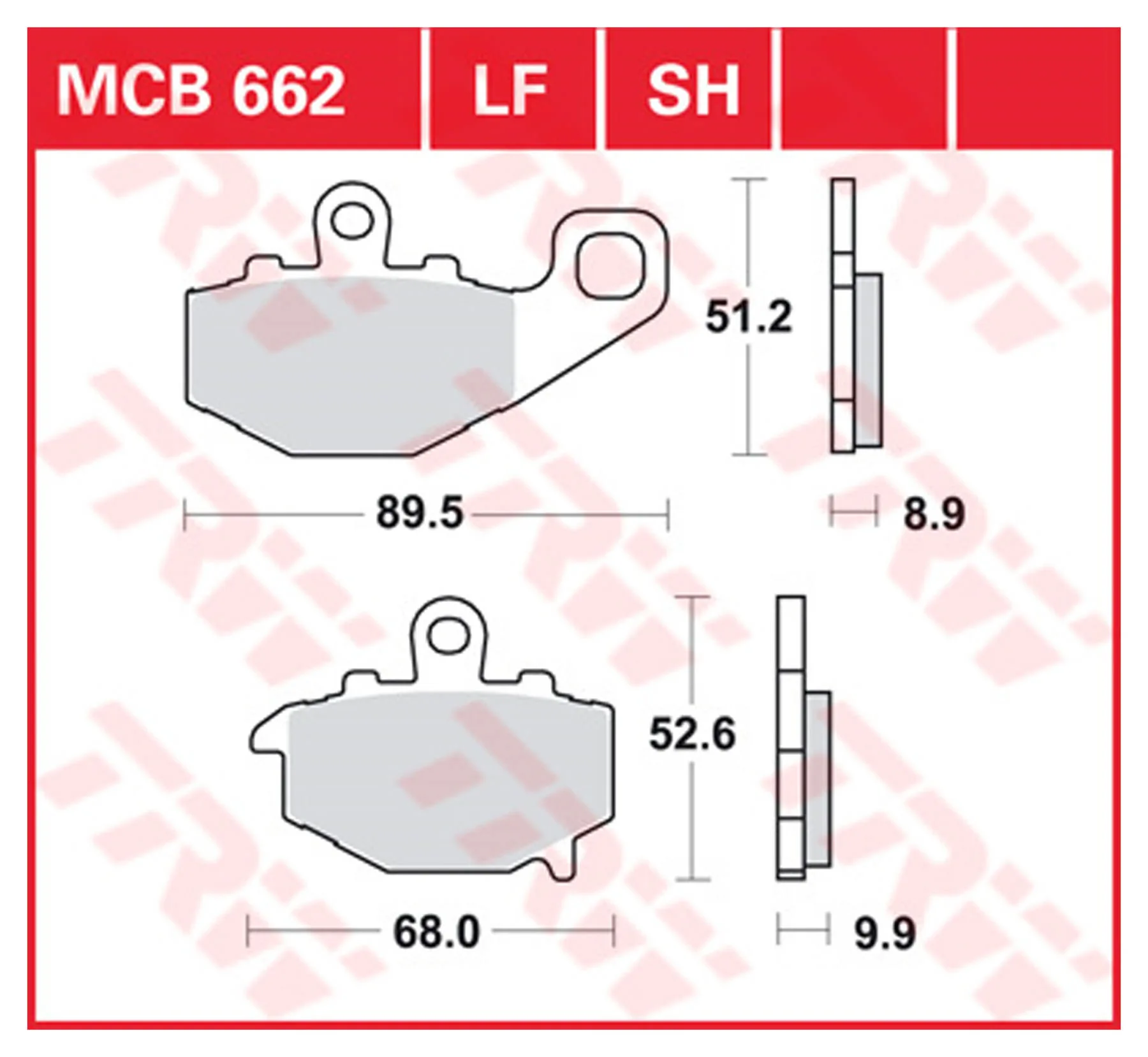 TRW BRAKE-PADS SINTER