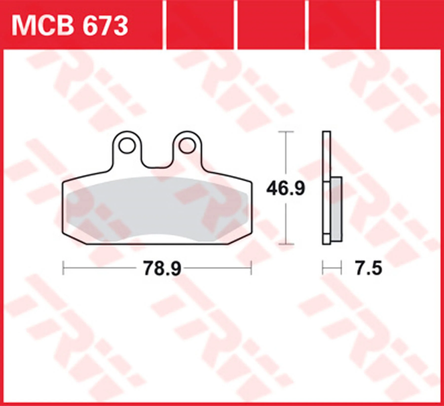 TRW BREMSBELAEGE ROLLER