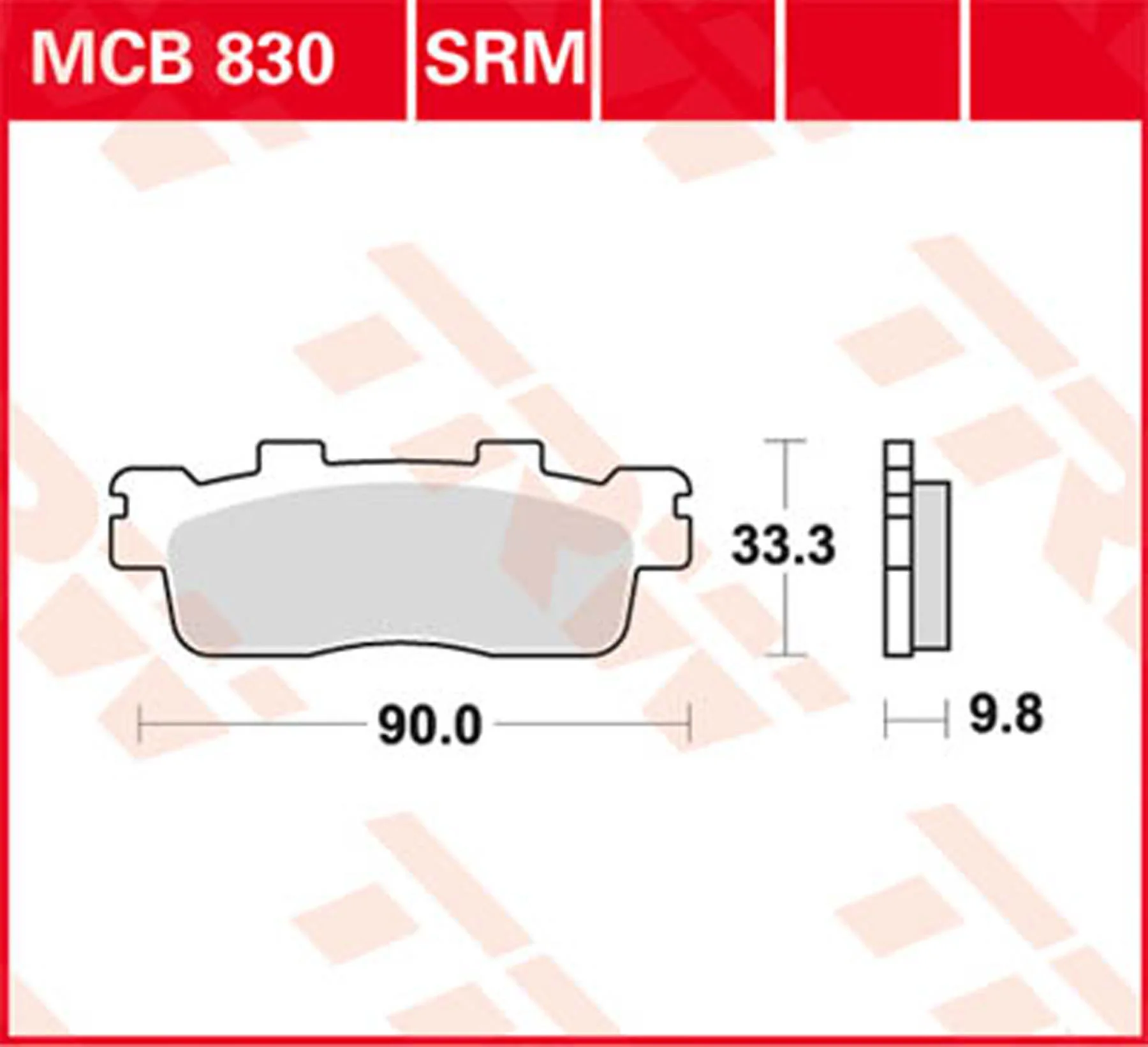 TRW BREMSBELAEGE ROLLER