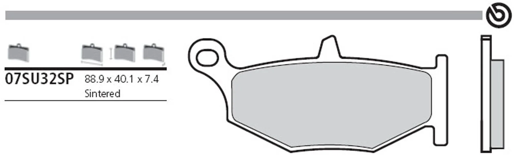 PASTI. FRENO SINT. BREMBO