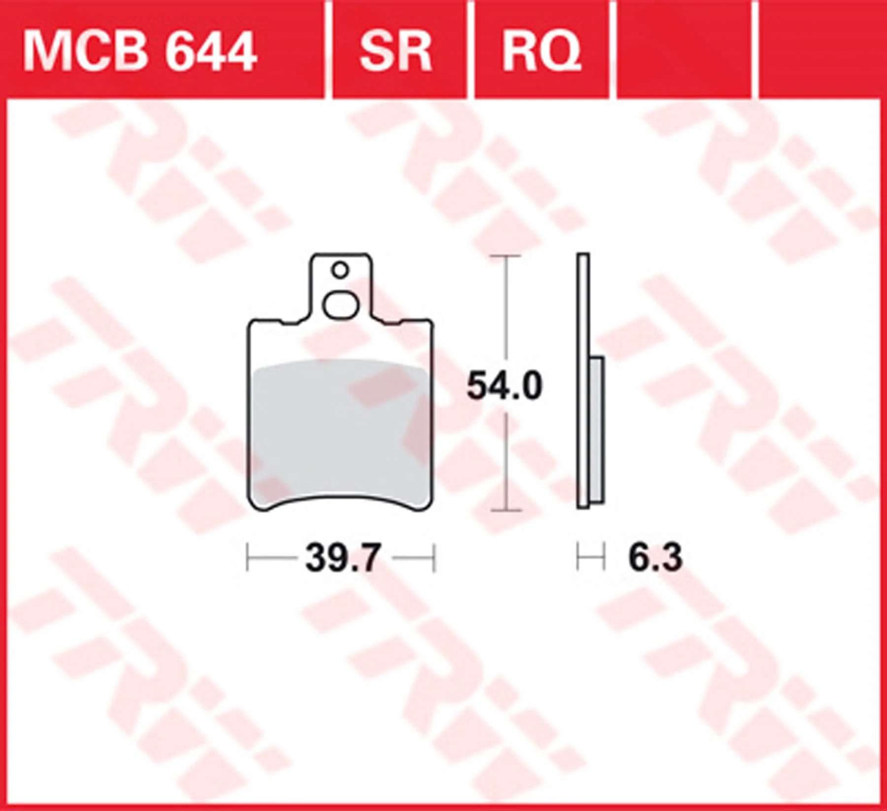 TRW SINTERED BRAKE PADS