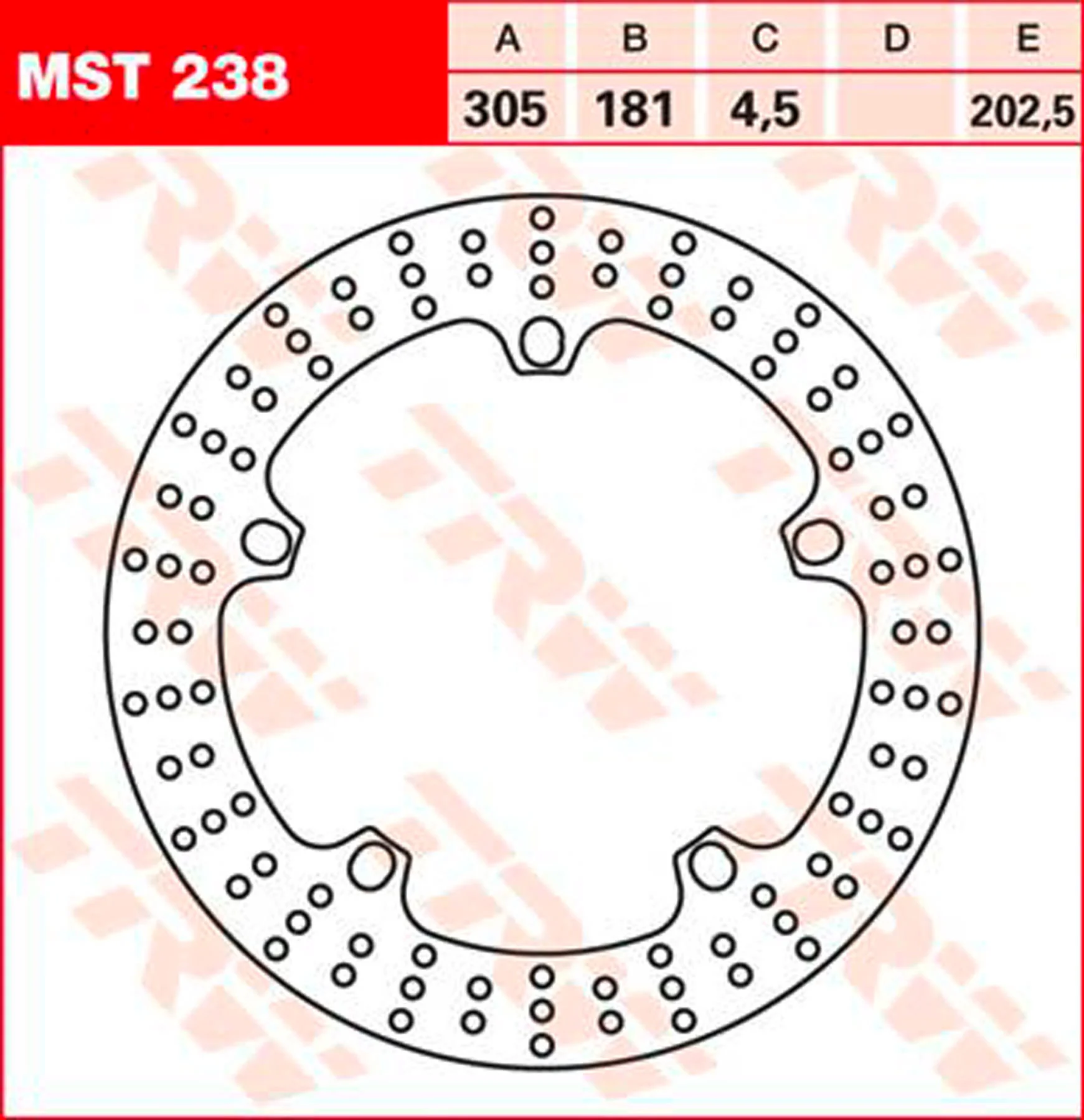 TRW BRAKE-DISC FRONT