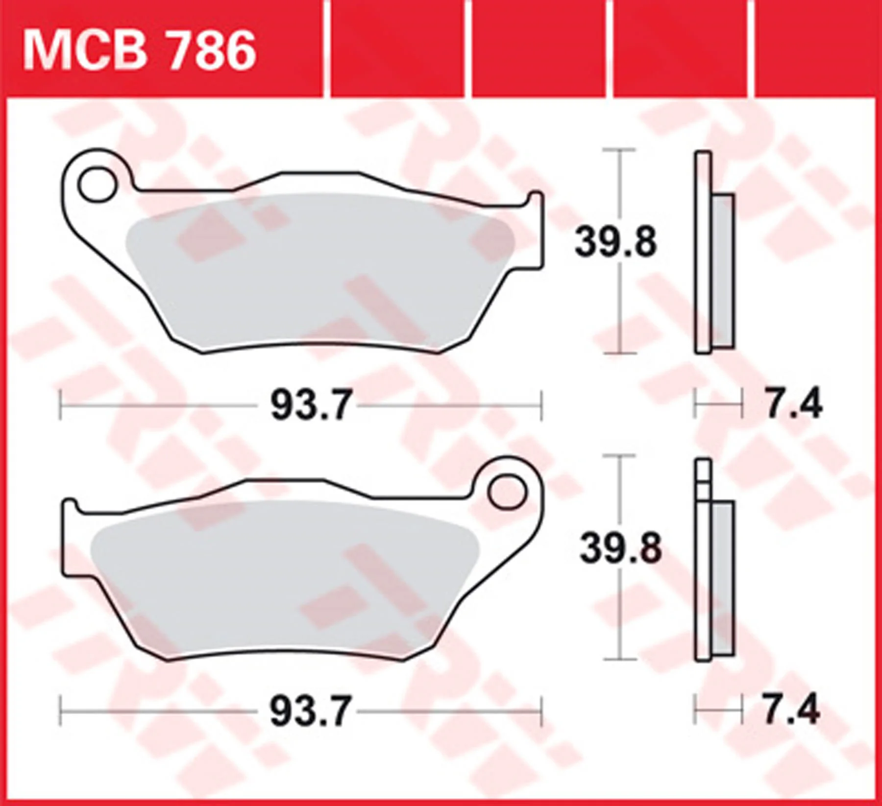 TRW BRAKE-PADS SINTER