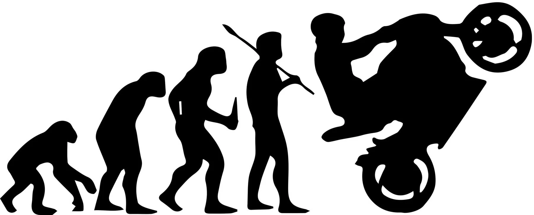 BIKER EVOLUTION STICKER