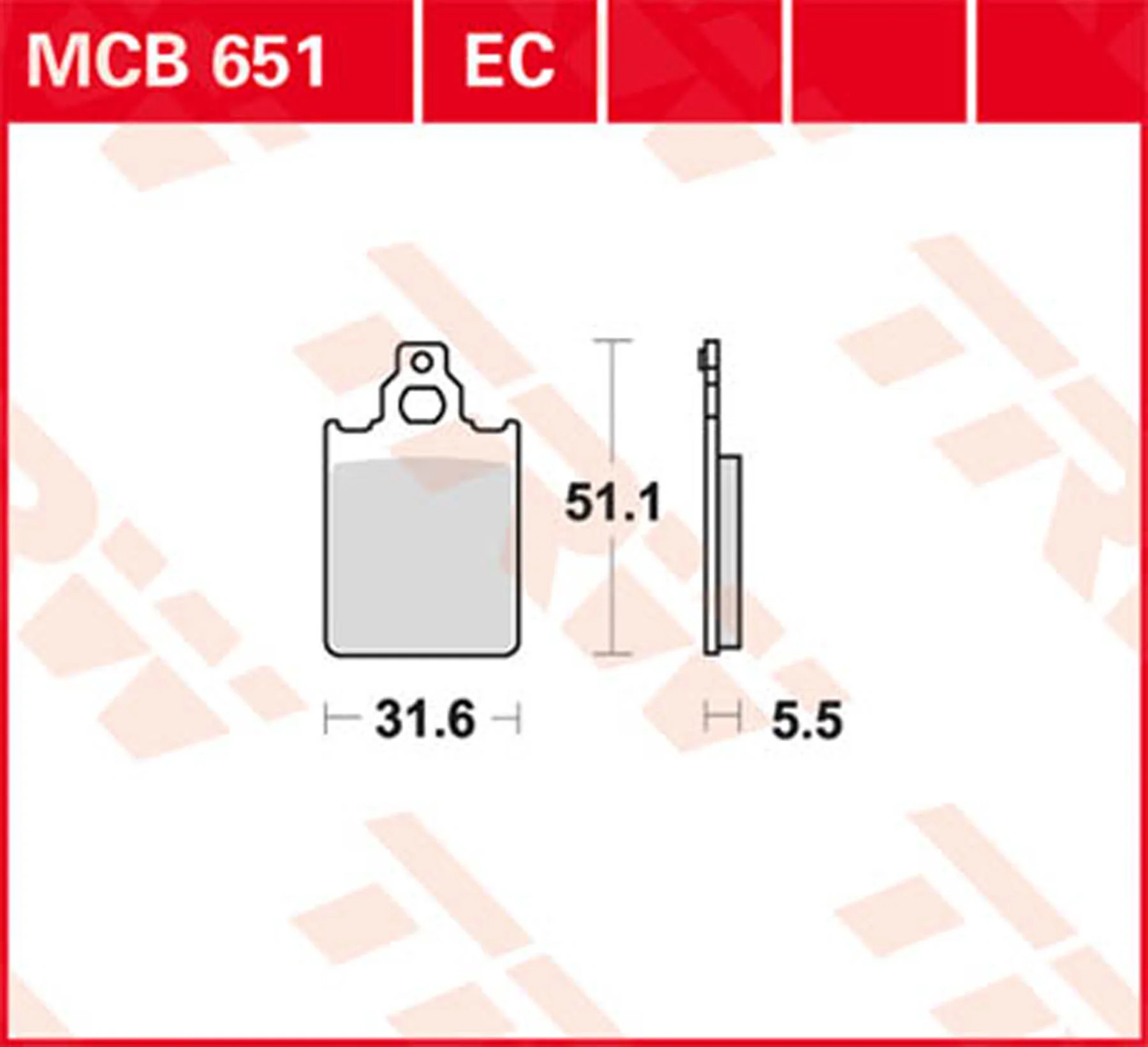 TRW BREMSBELAEGE ROLLER