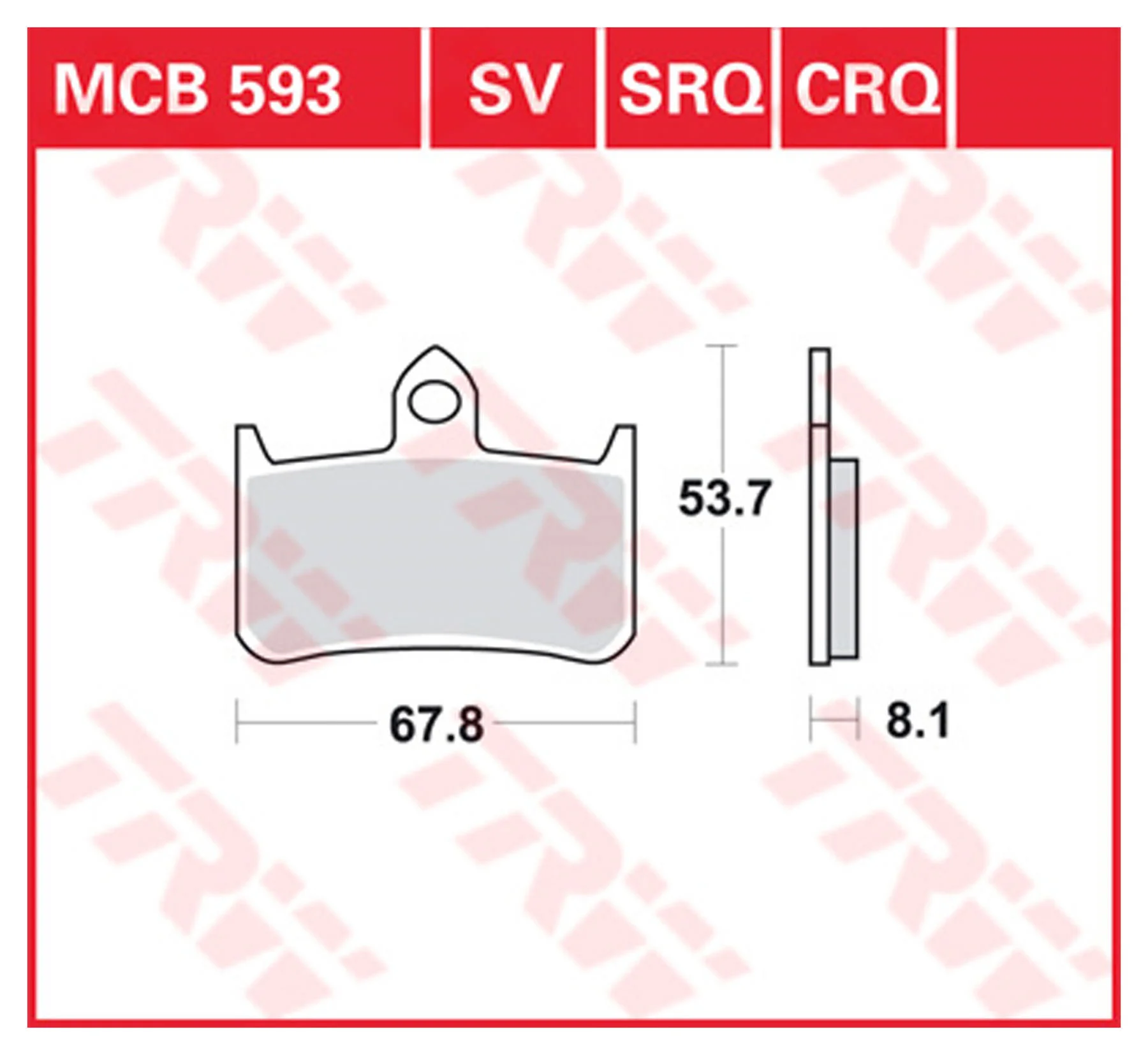 TRW BRAKE-PADS SINTER