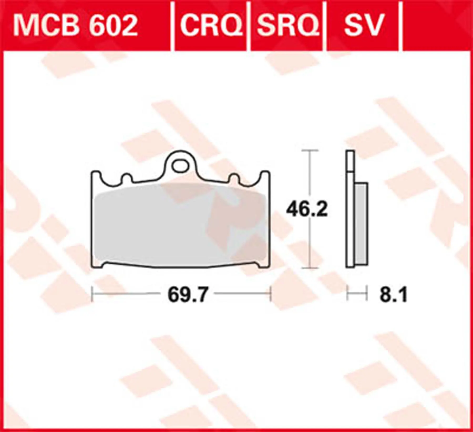 TRW CARBON BRAKE PADS