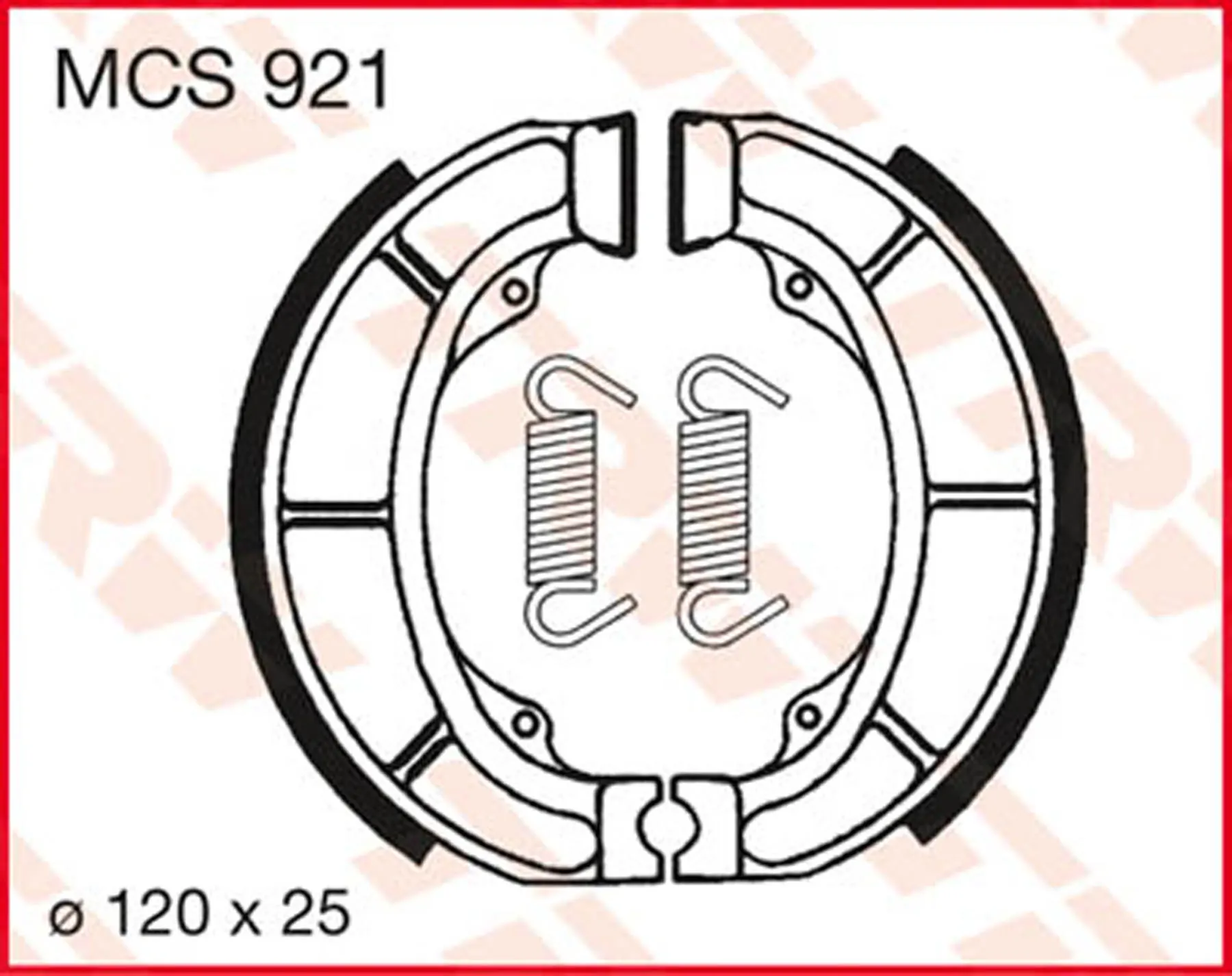 TRW BRAKESHOES ORGANIC