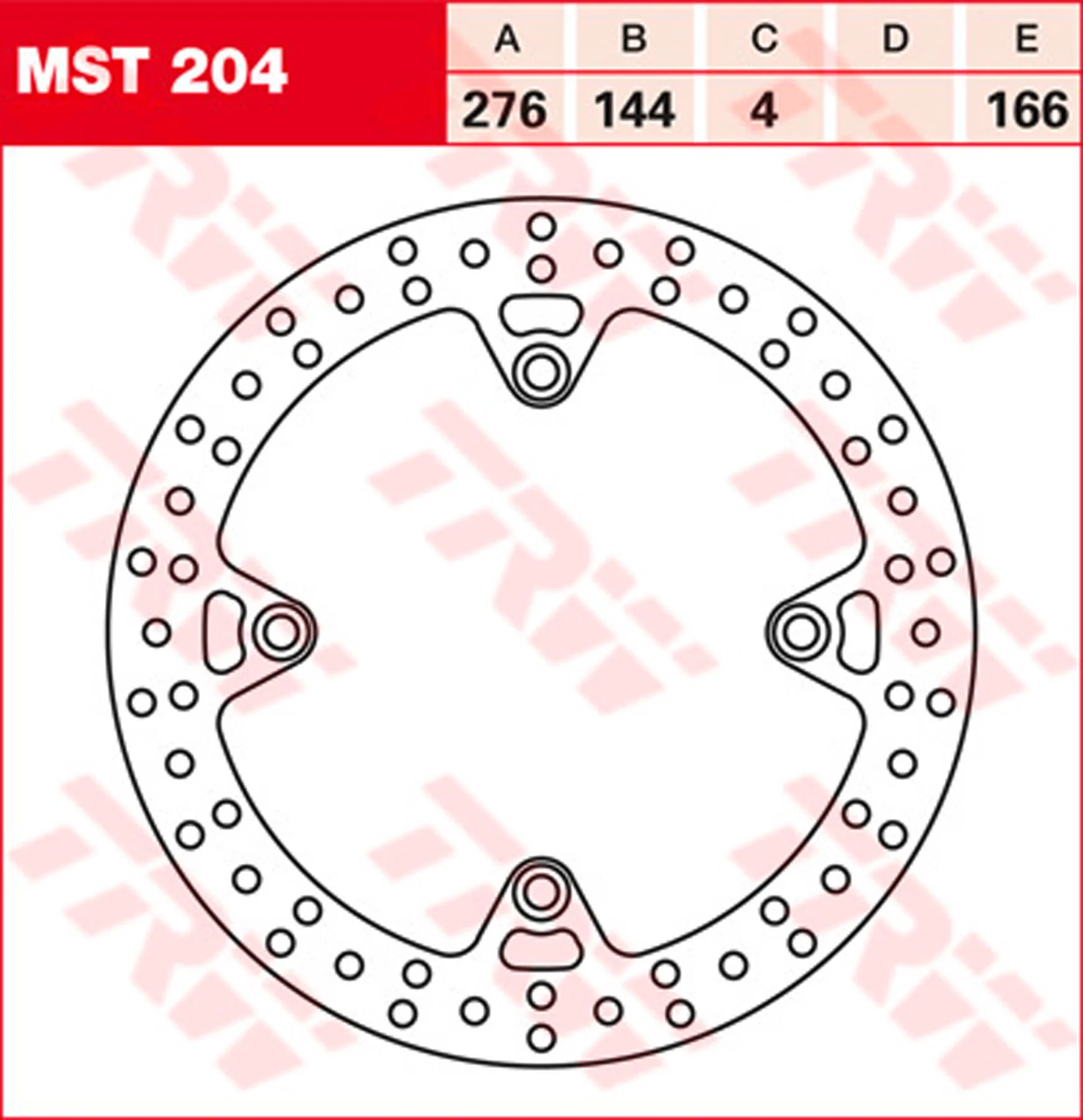 TRW BRAKE-DISC FRONT