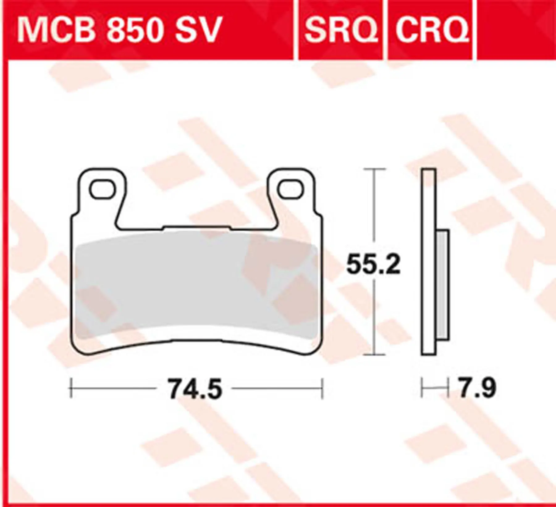 TRW BRAKE-PAD SINTER