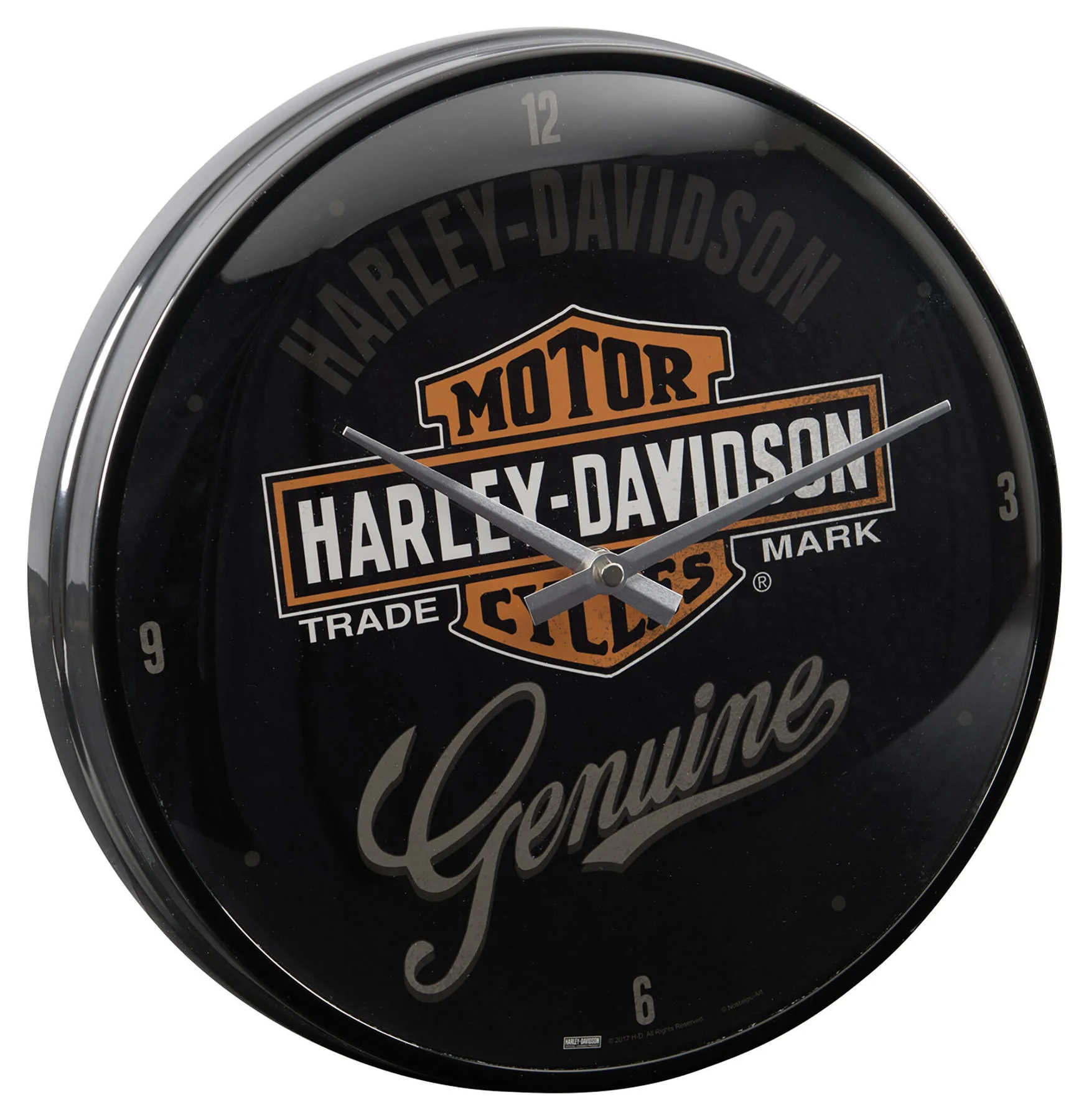 H-D *GENUINE* WALL CLOCK