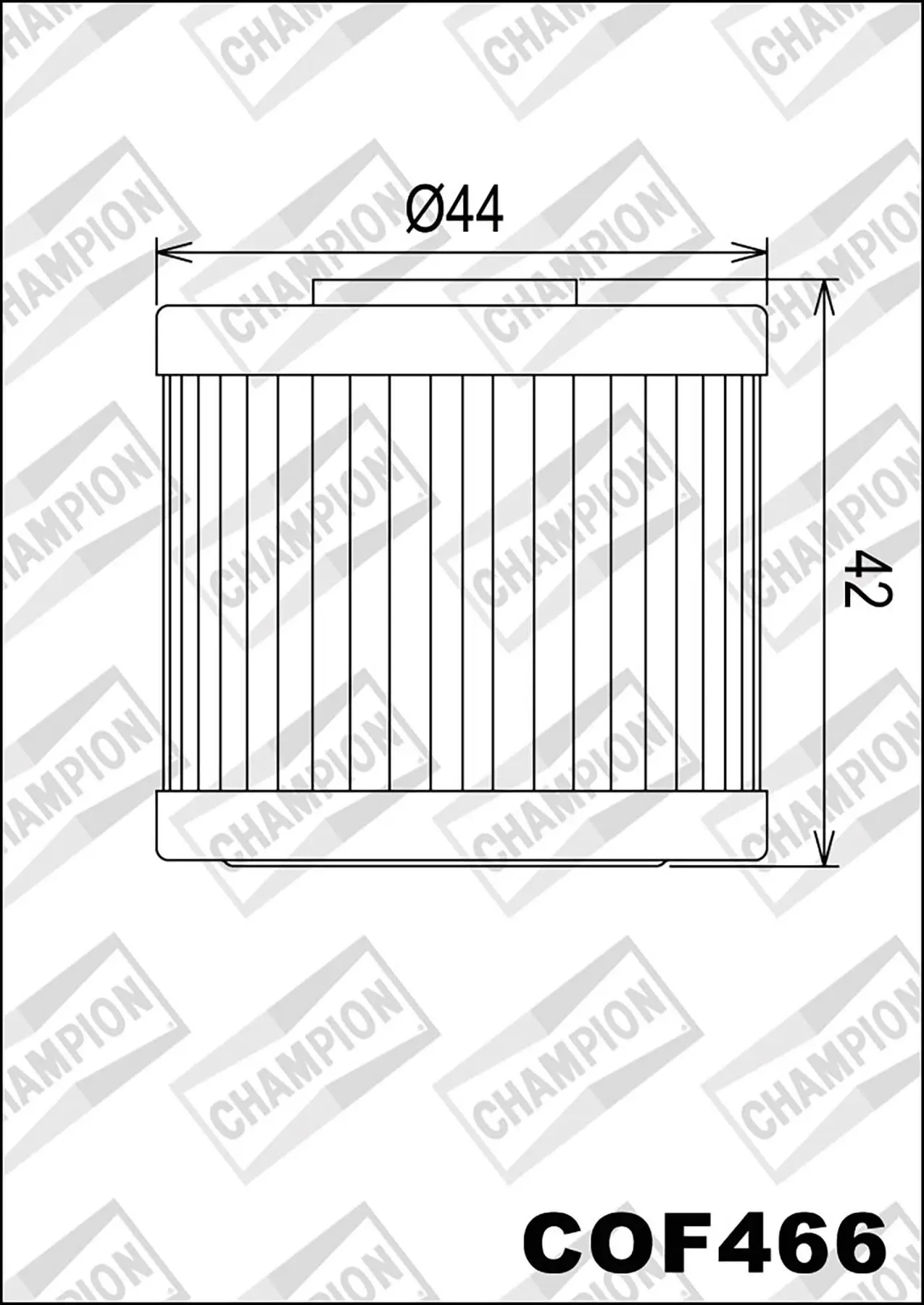 OELFILTER CHAMPION COF466