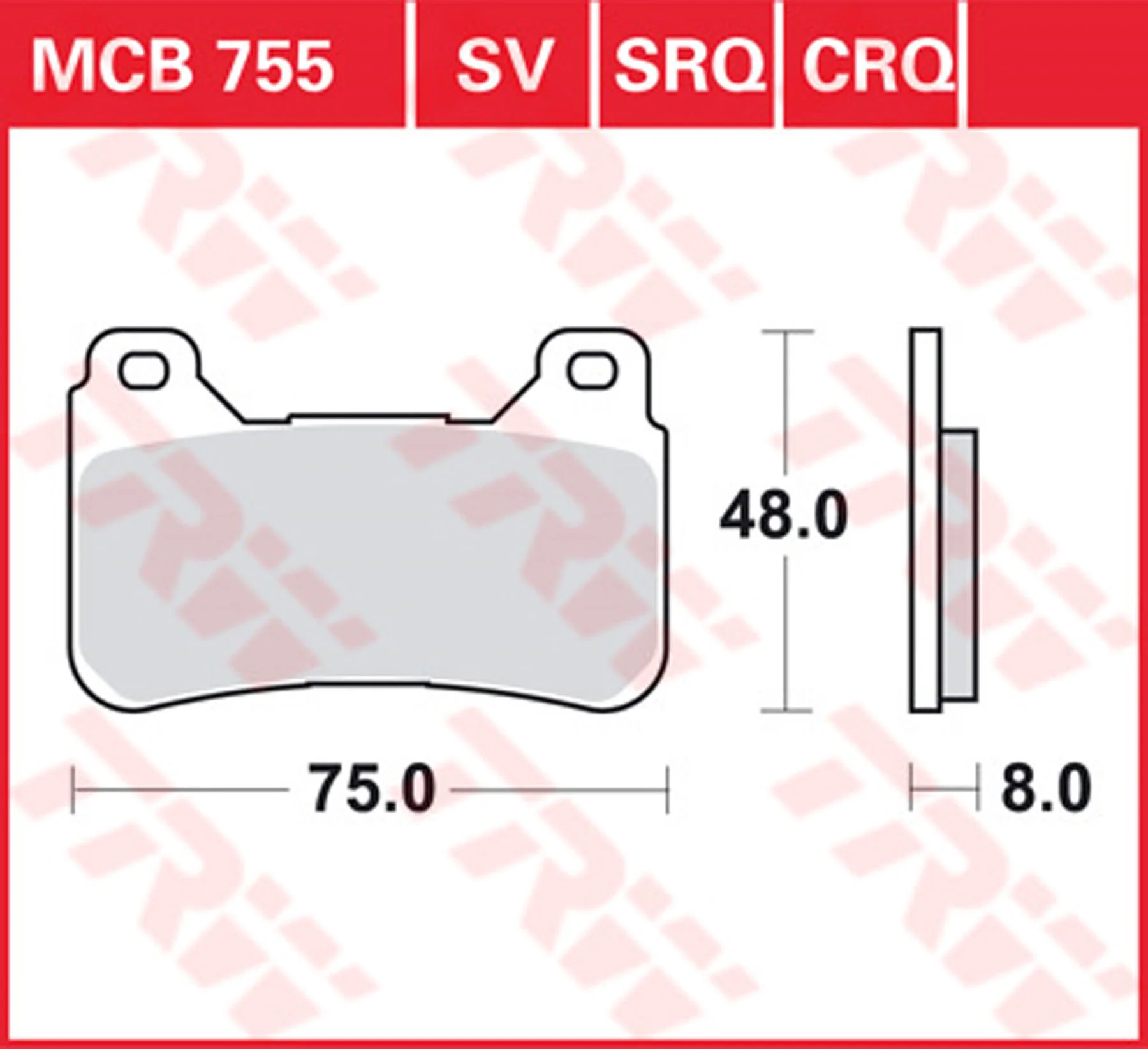 TRW BRAKE-PADS SINTER