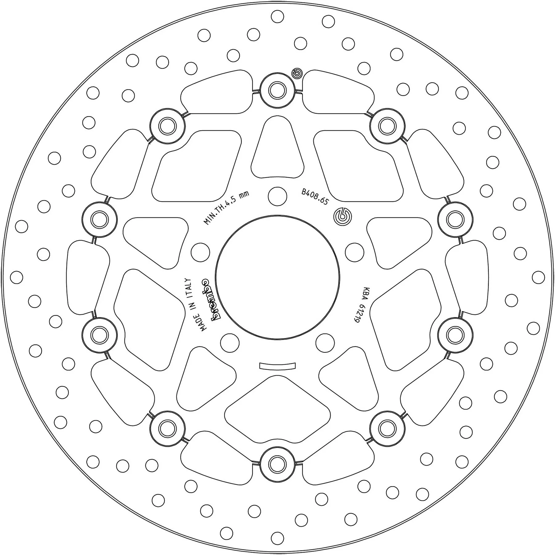 BREMBO BREMSESKIVER