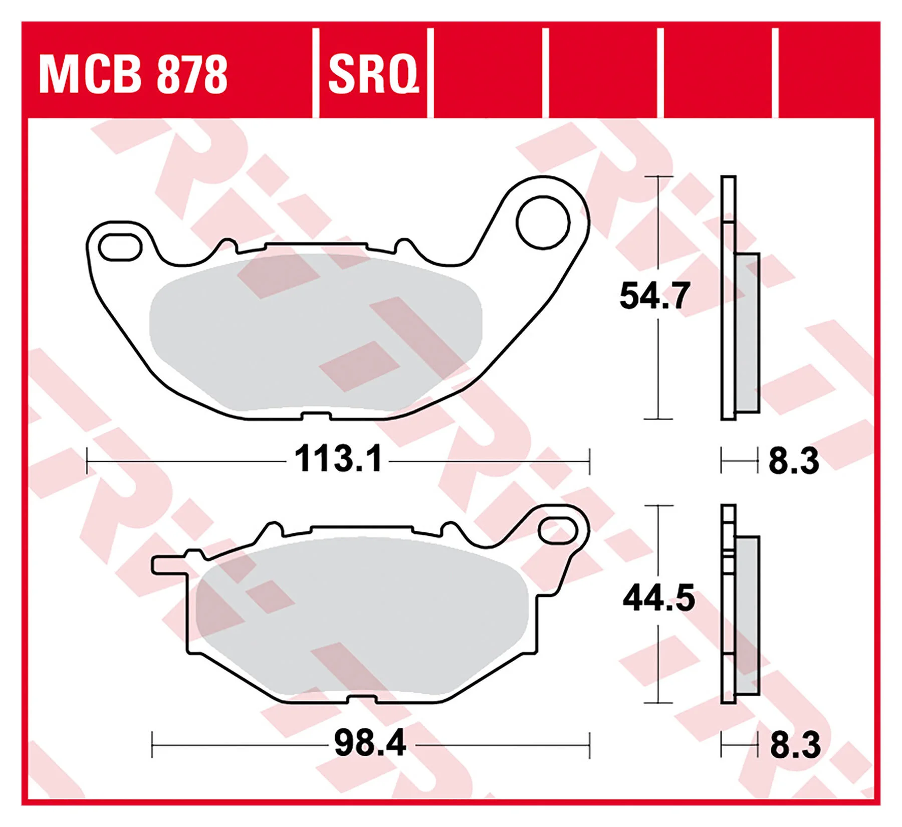 TRW SINTERED BRAKE PADS