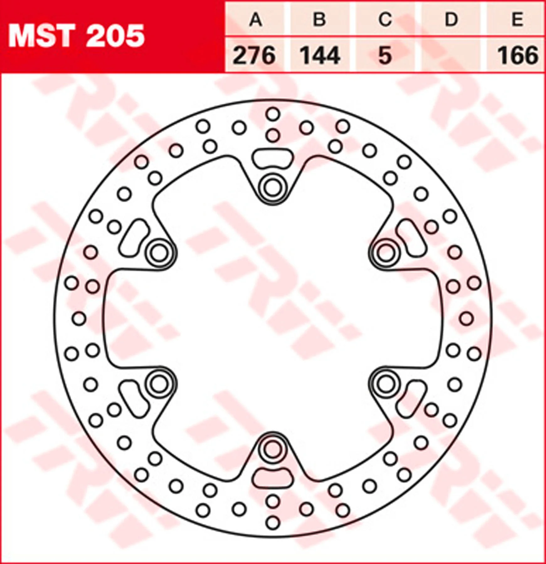 TRW BRAKE-DISC FRONT