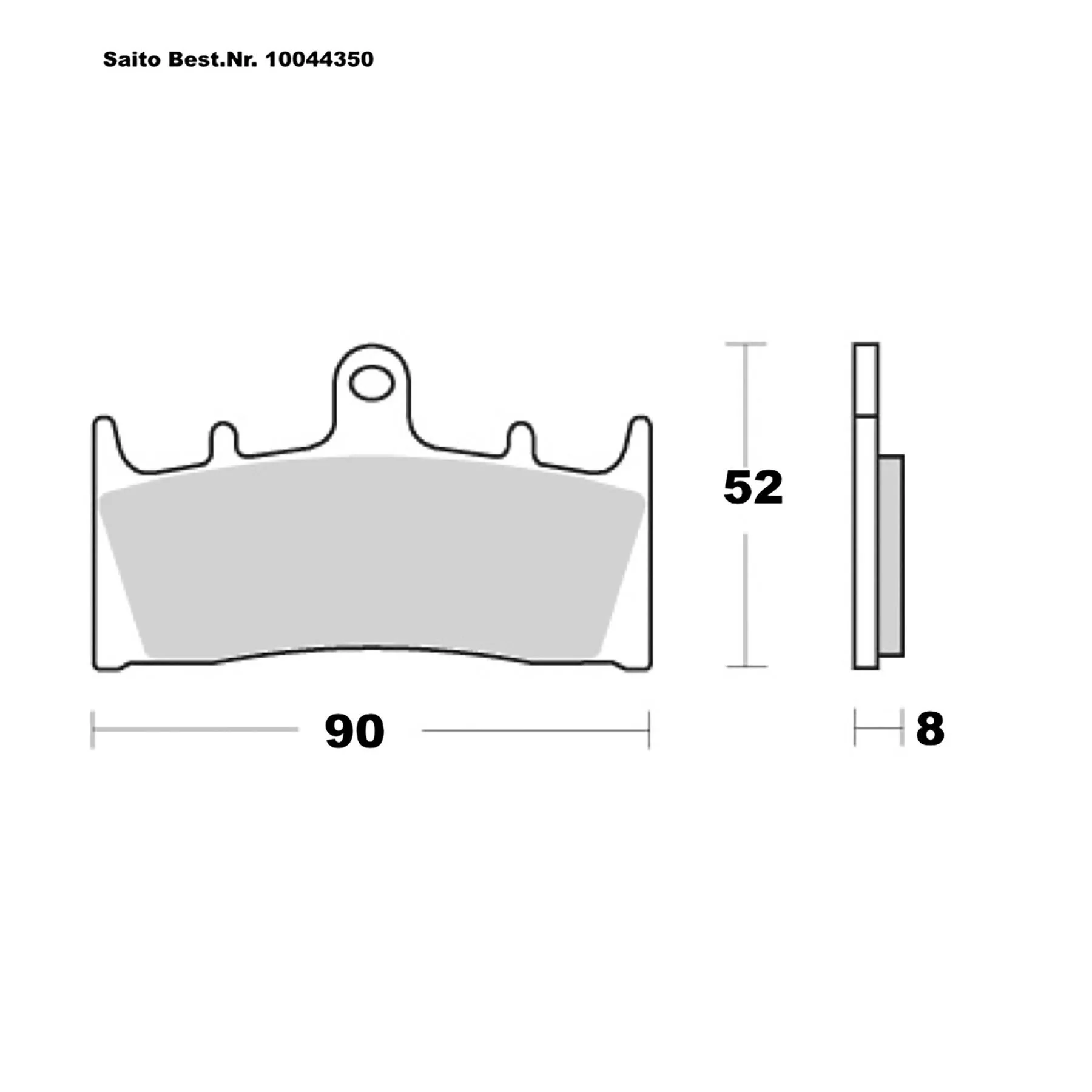 SAITO BRAKE-PADS SINTER