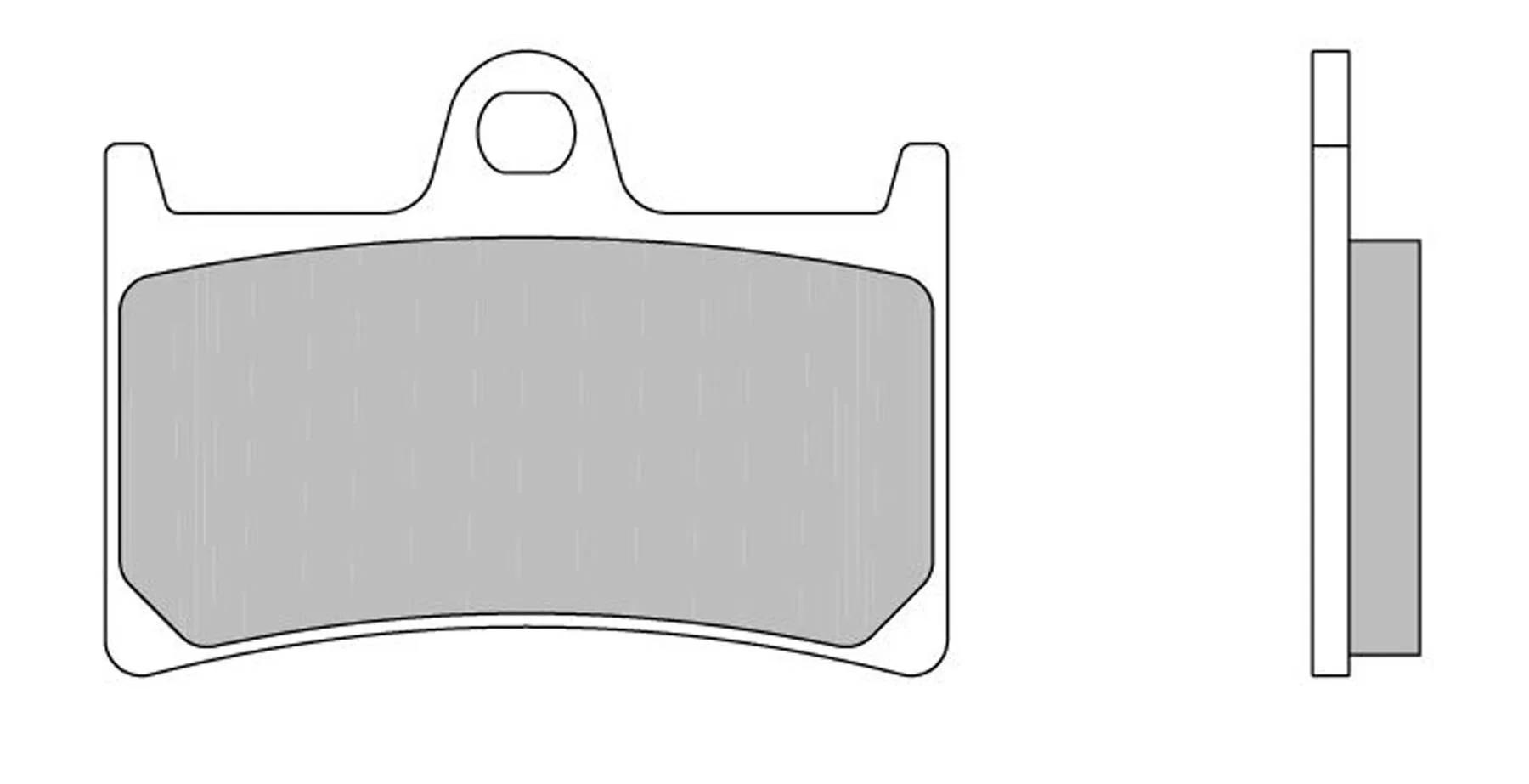 BREMBO PLAQUETTES D.FREIN