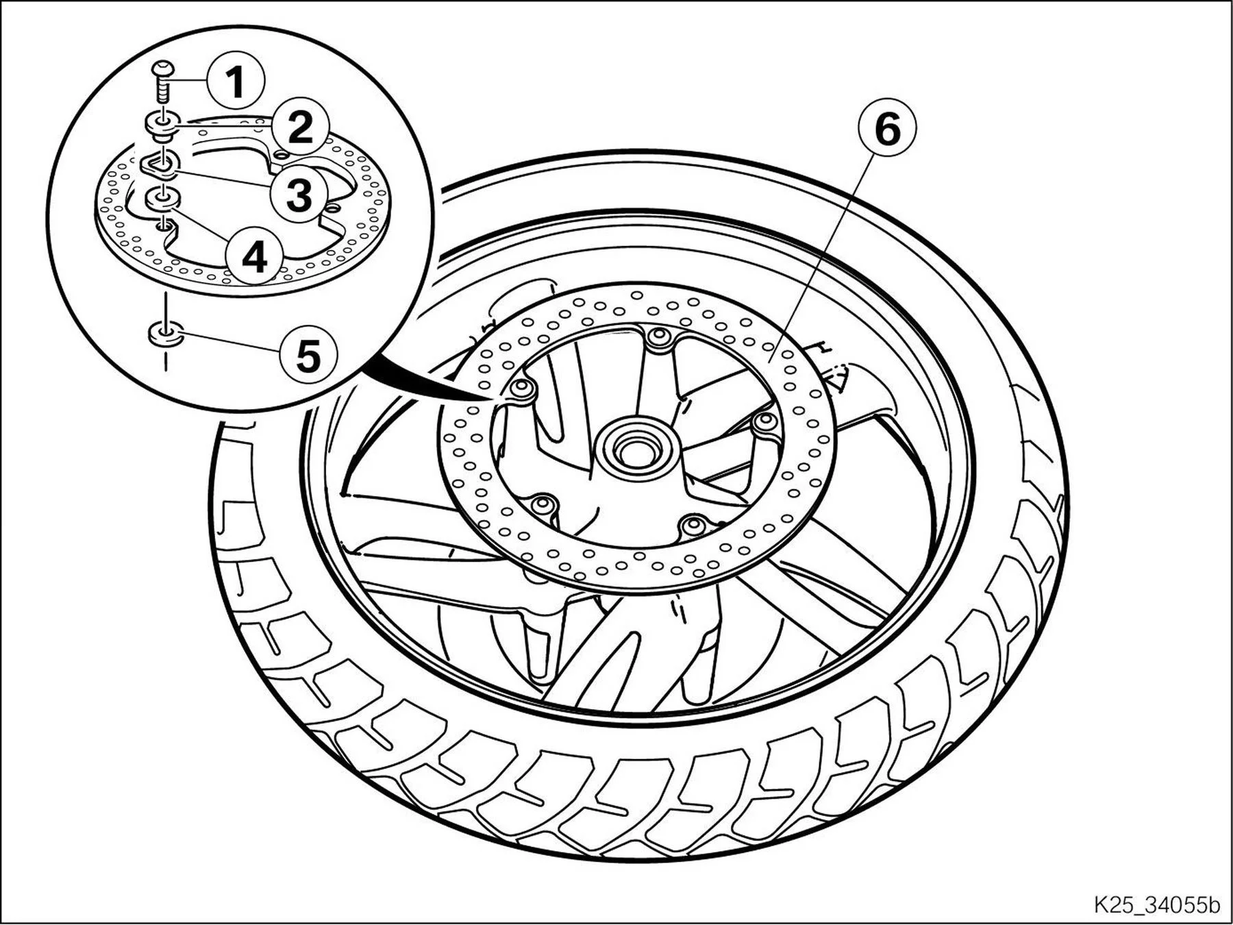 KIT FISSAGGIO TRW MST15