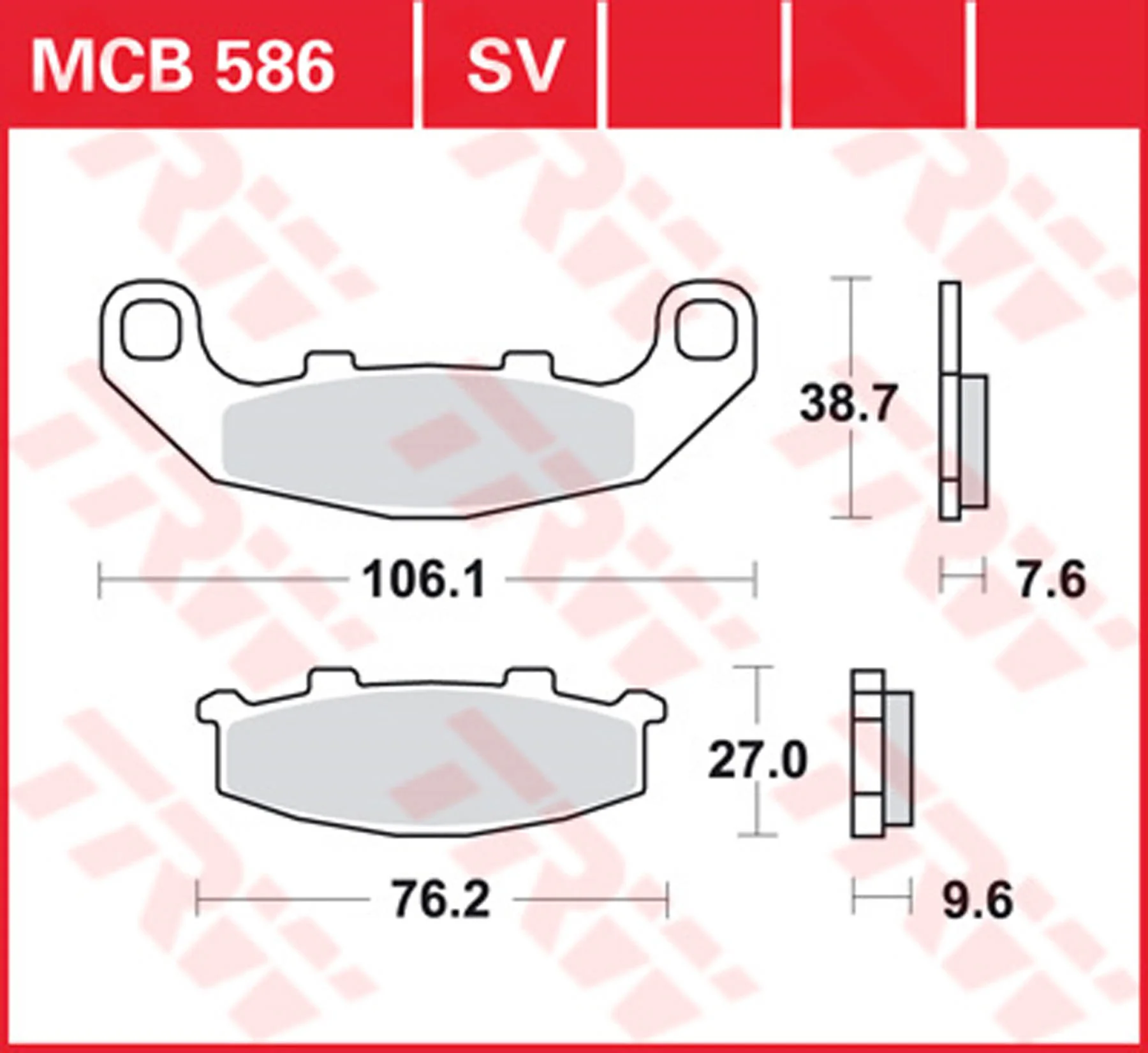 TRW BRAKE-PADS SINTER