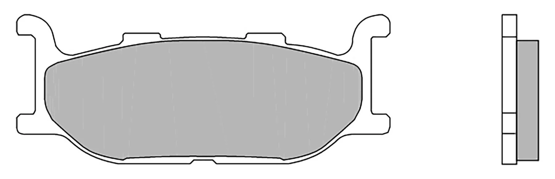 PLAQ. FREIN BREMBO FRITT.