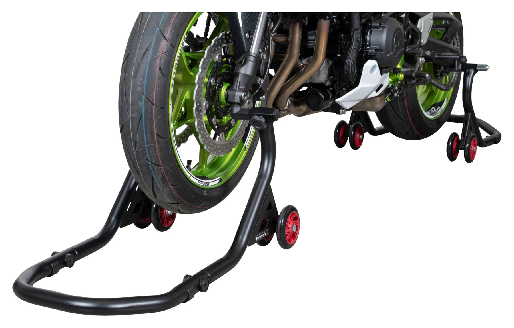 Cavalletti Moto Anteriore/Posteriore Boudech - Solleva Fino A 400kg - Foto 4