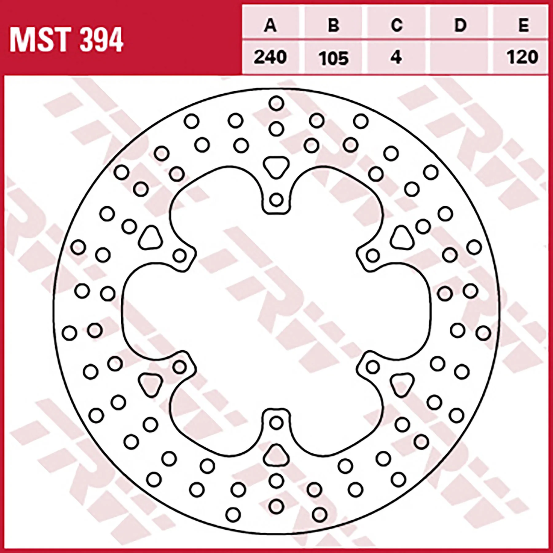 TRW BRAKE-DISC FRONT