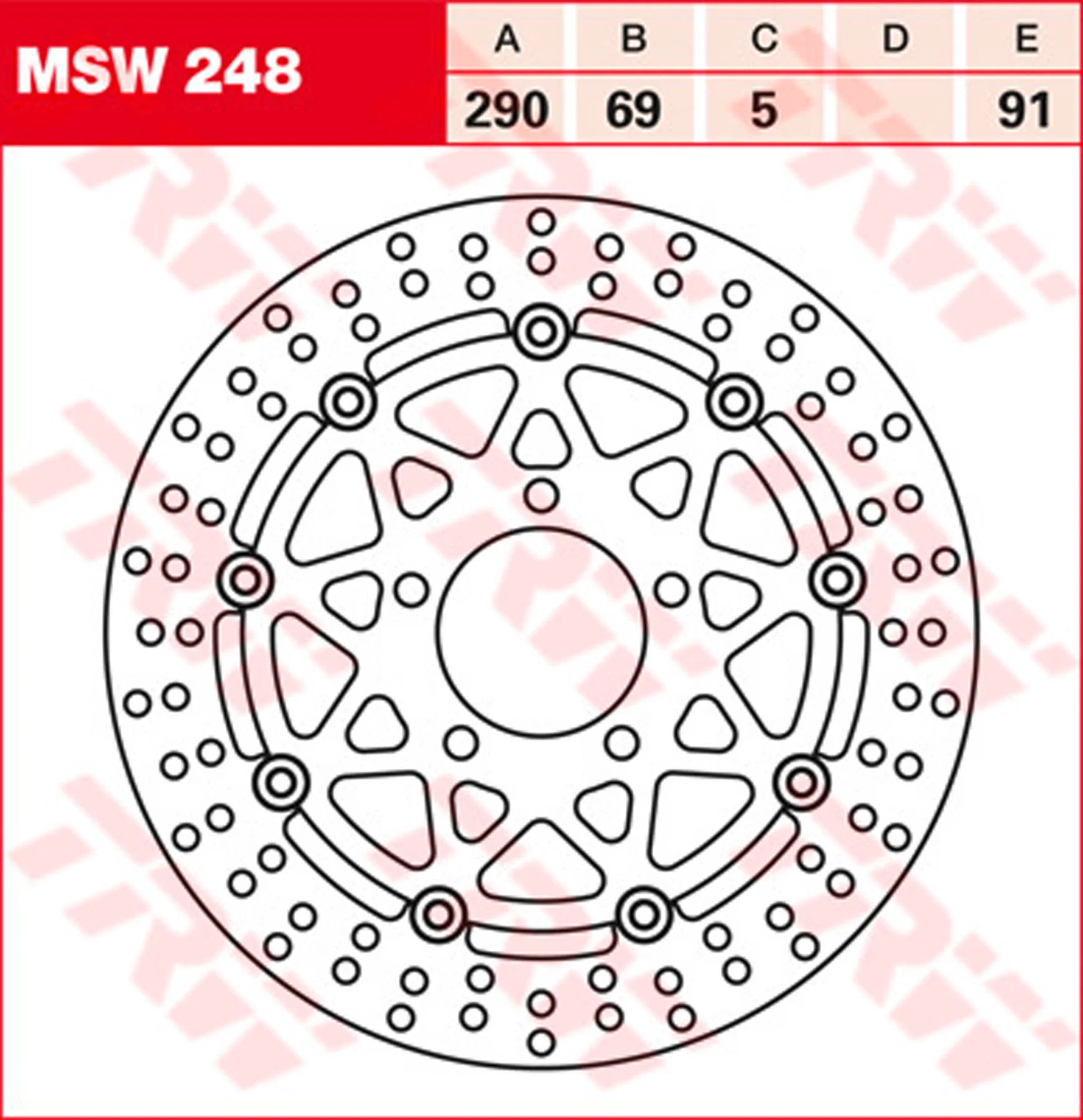 TRW BRAKE-DISC FRONT