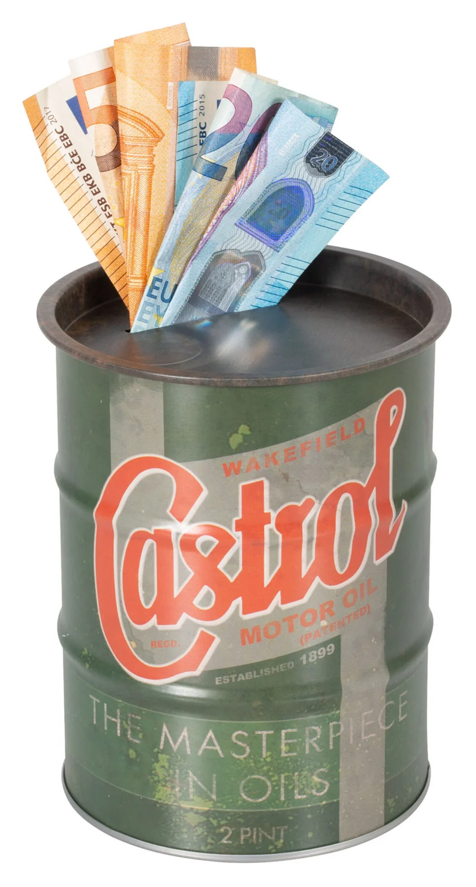 CASTROL OIL DRUM MONEYBOX