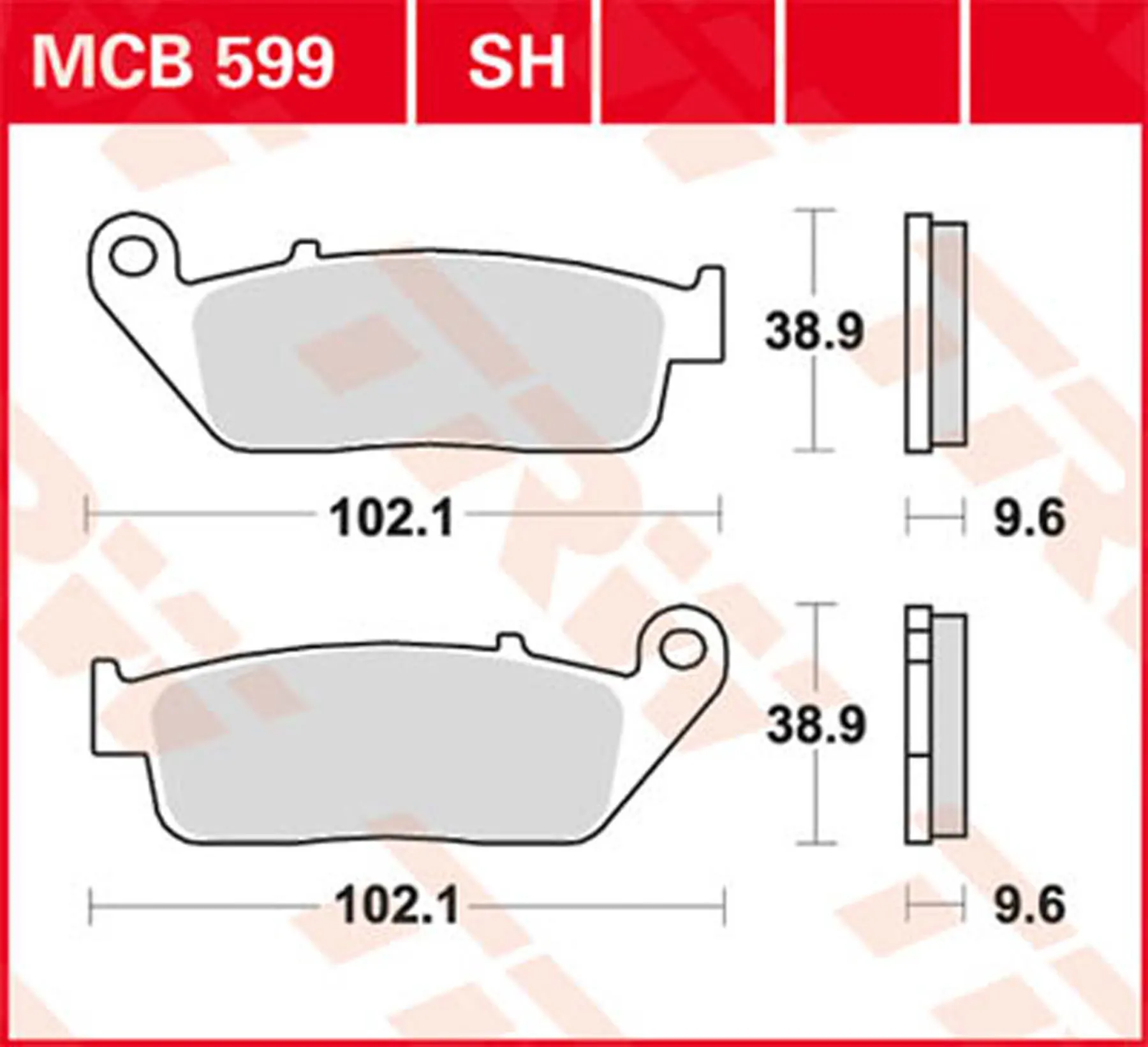 TRW BRAKE-PADS SINTER