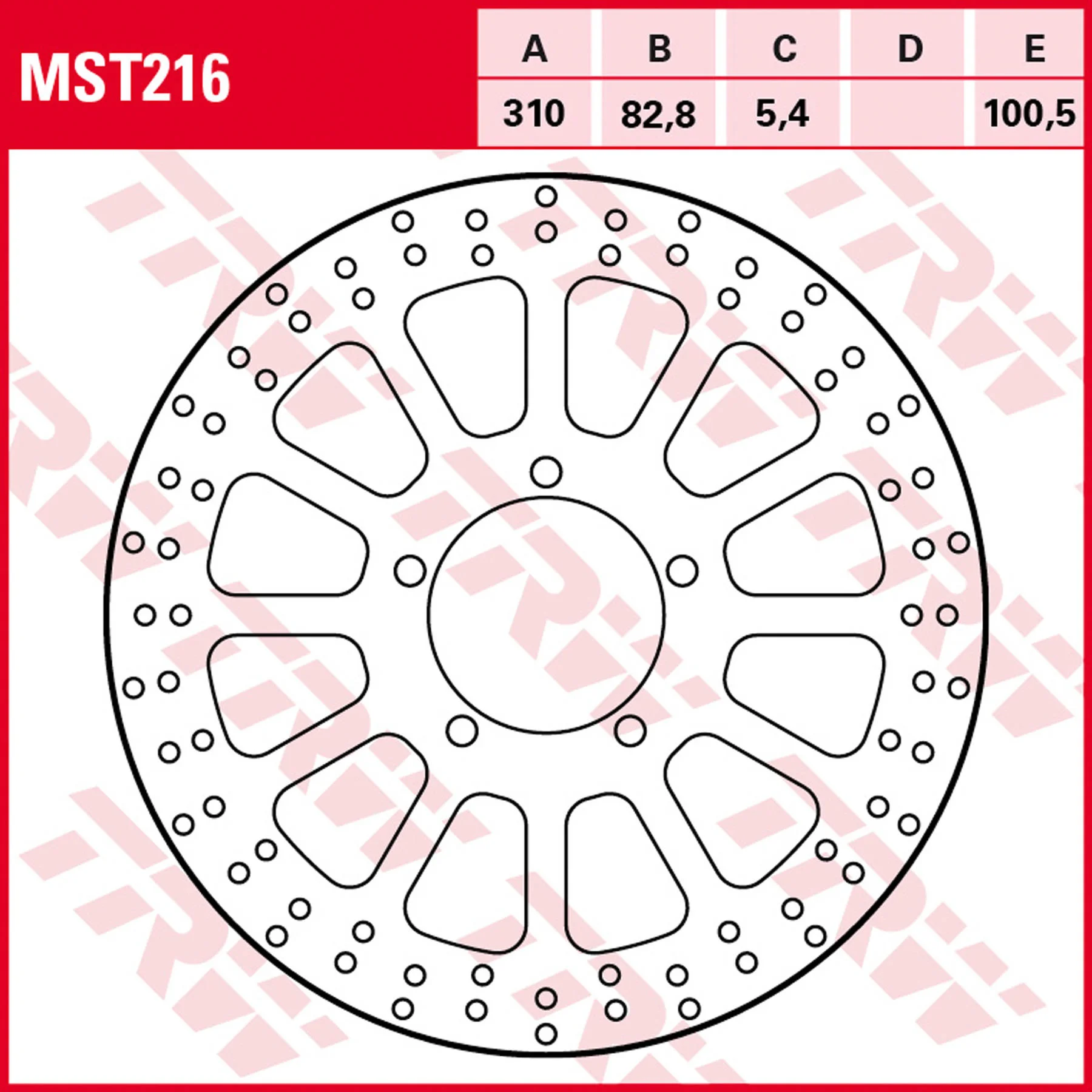 TRW BRAKE-DISC FRONT