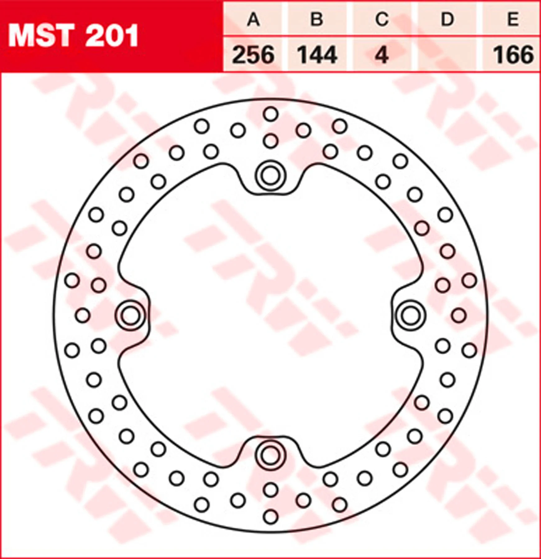 TRW BRAKE DISC, FRONT