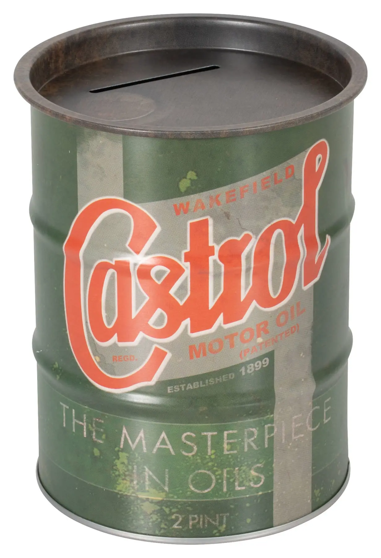 CASTROL OIL DRUM MONEYBOX