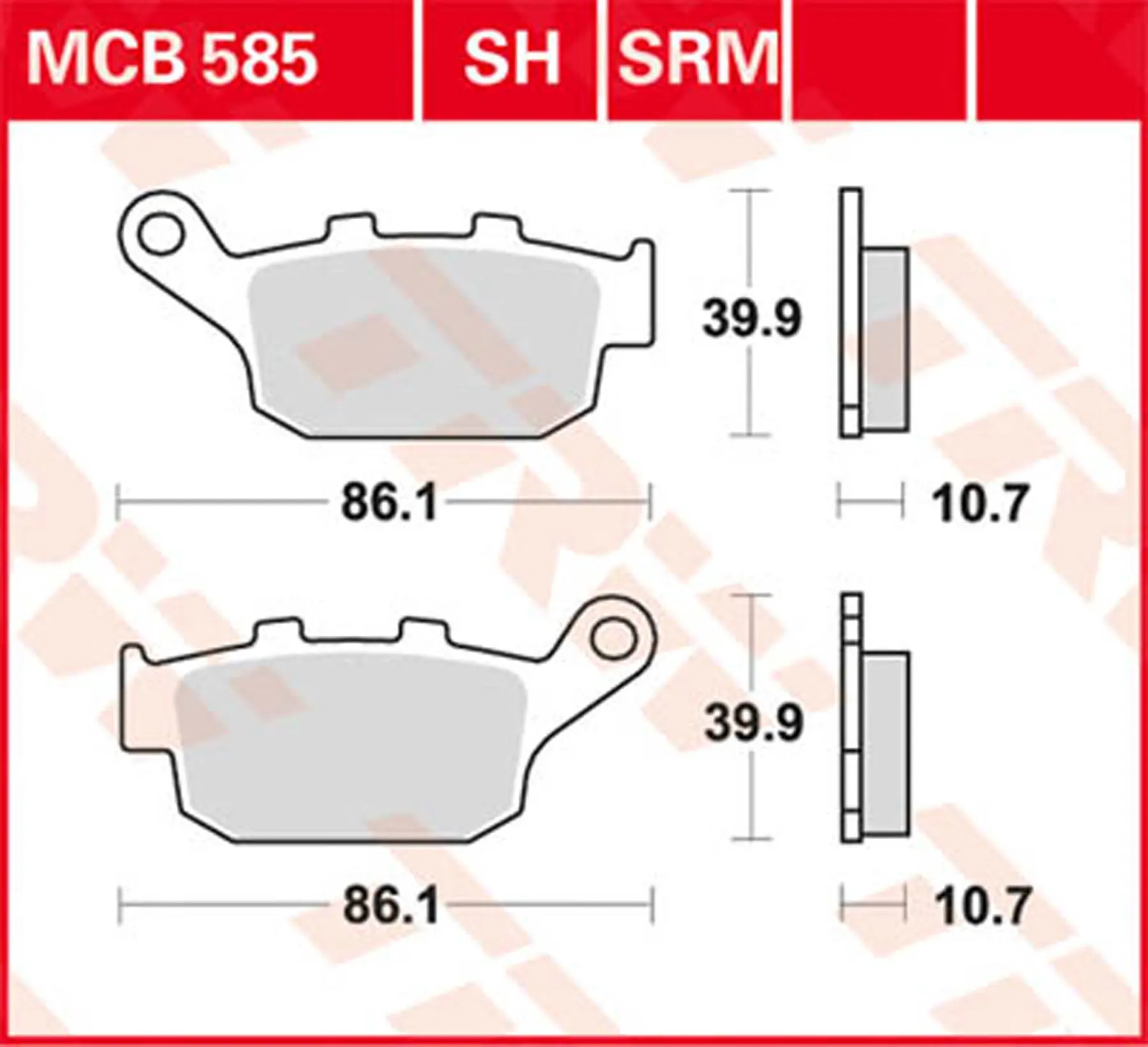 TRW CARBON BRAKE PADS