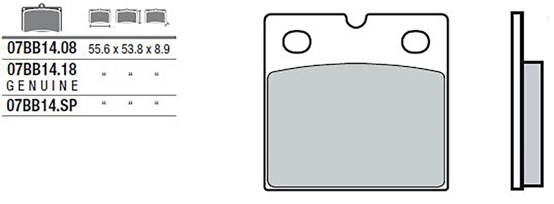 BREMBO BRAKE-PADS SINTER