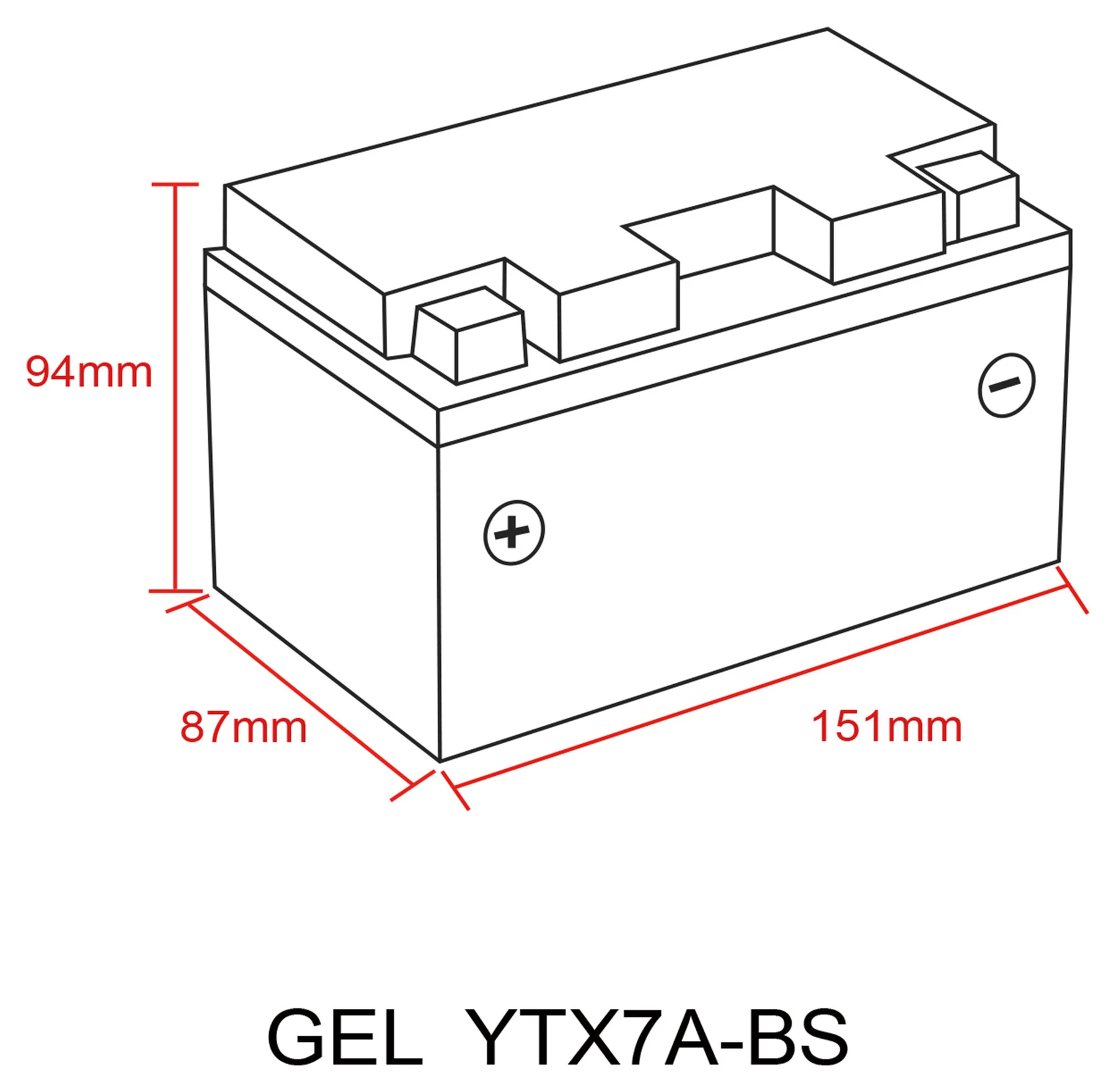 BATERÍA DE GEL DELO