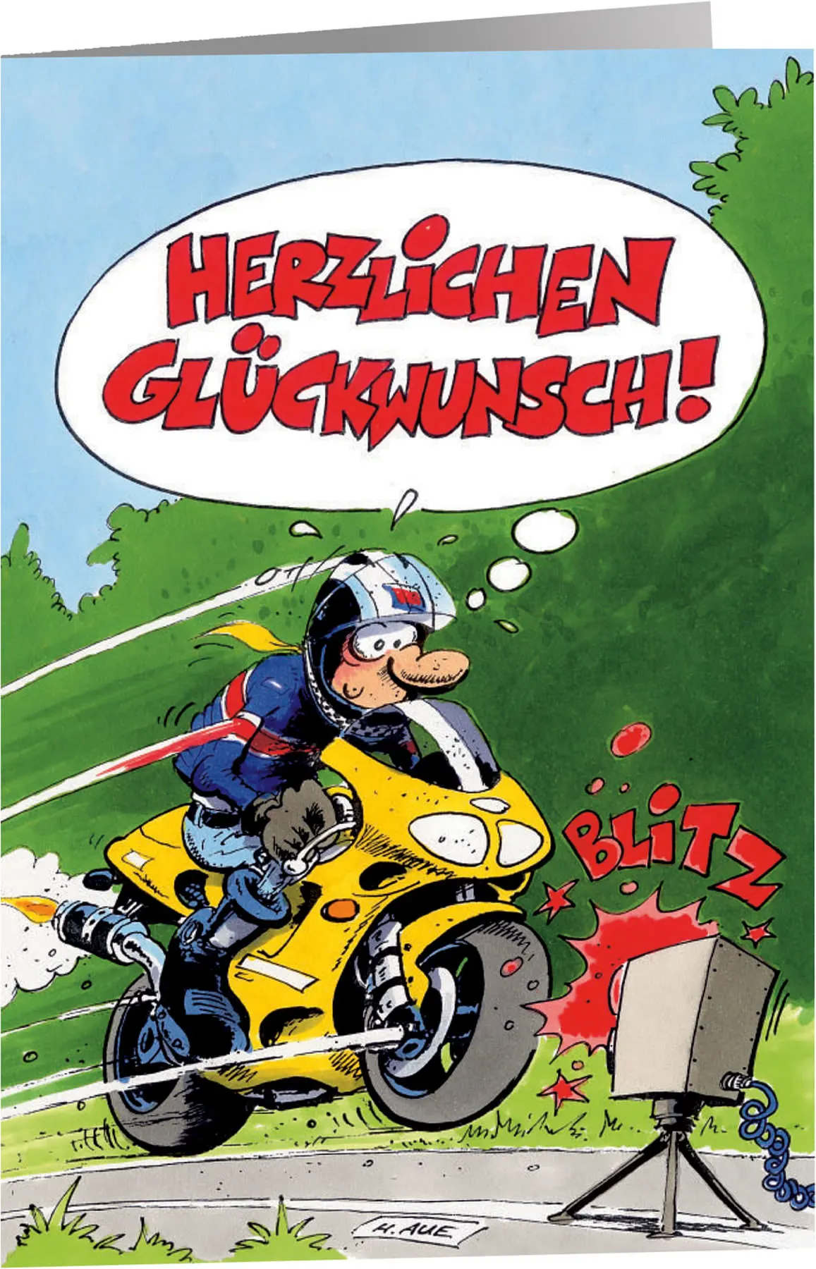 MOTOMANIA GLÜCKWUNSCHKART