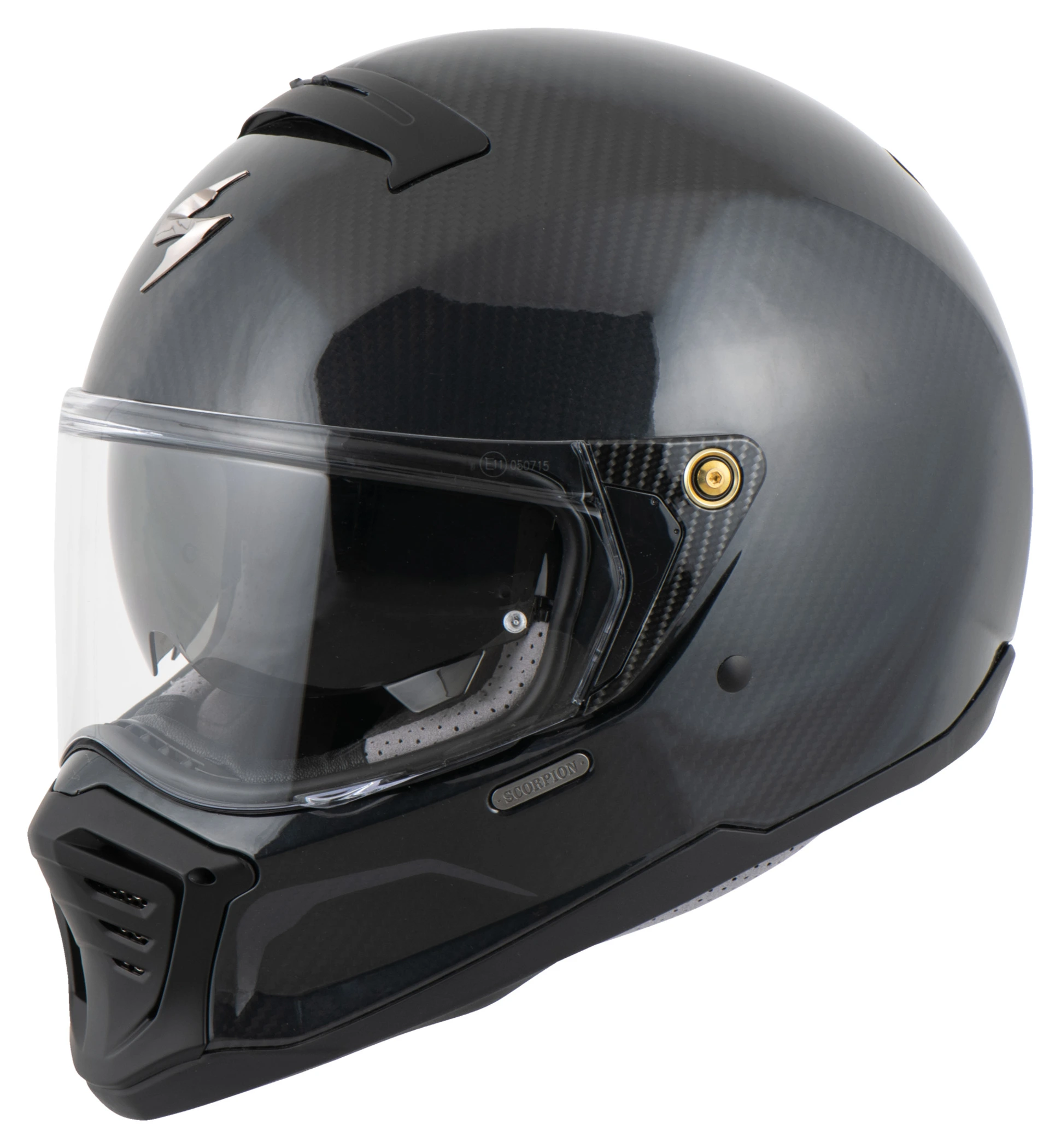 CASCO SCORPION EXO HX1 CARBON SE NEGRO MATE