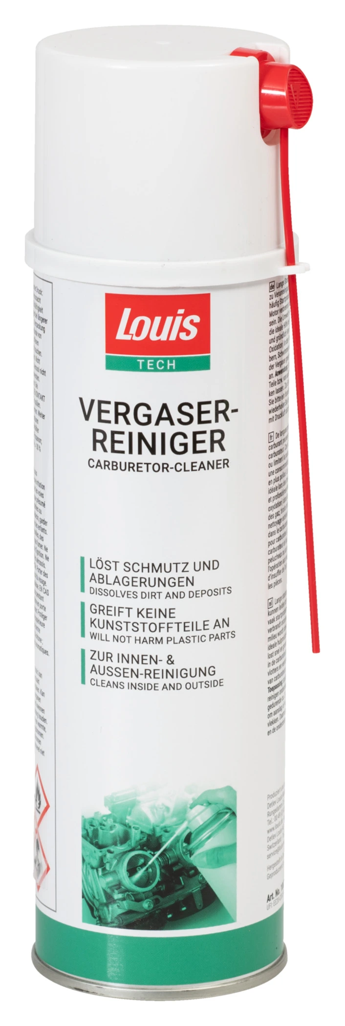 ERC Vergaser-Reiniger/Entkalker 1l (zum Einlegen des Vergasers, mehrfach  verwendbar)