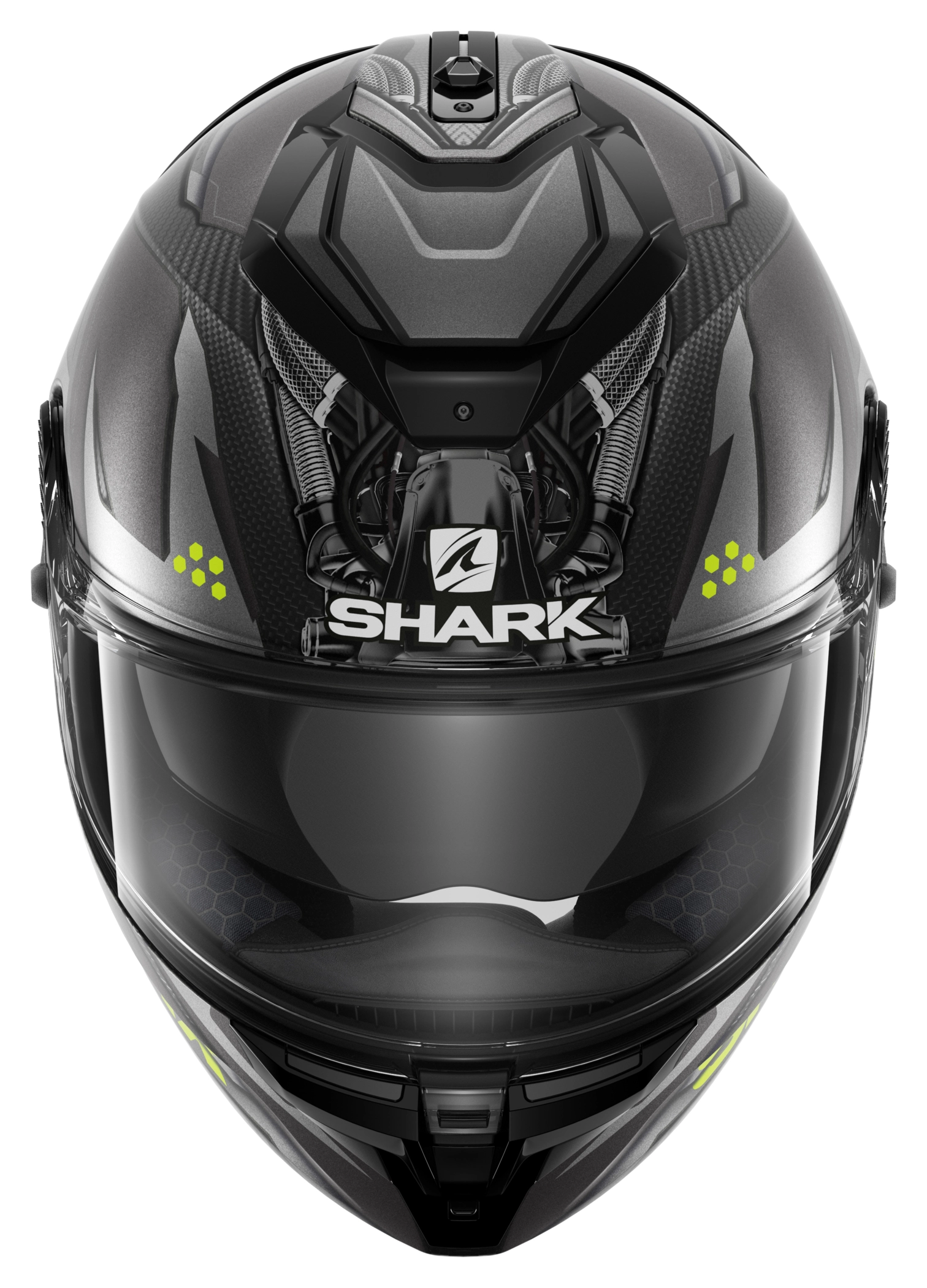 Jet Helm Retro Motorrad Shark S-DRAK CARBON 2 Skin Silber Schwarz  Online-Verkauf 