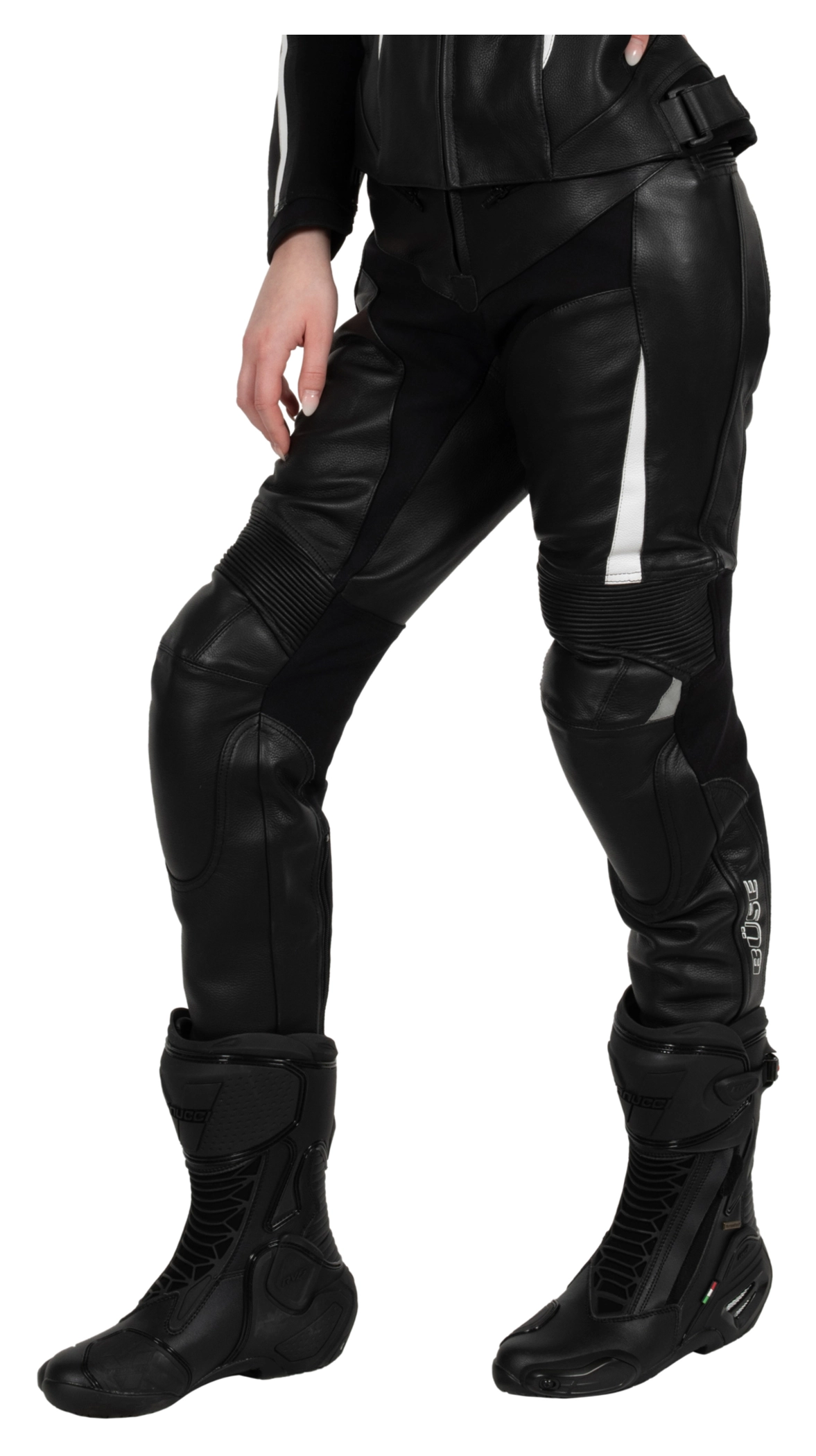 B se Cento women s leather suit trousers