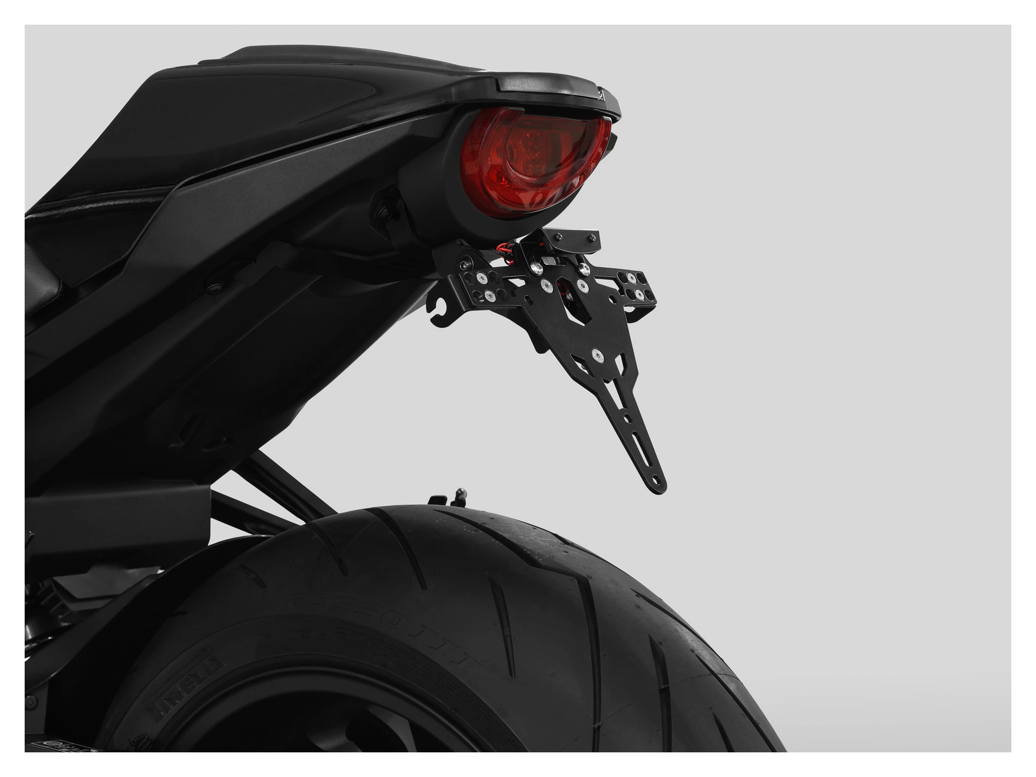 Kennzeichenhalter Für Honda CB 125 R (2018-2022) – Inkl. LED-Beleuchtung & Rückstrahler, Verstellbar, ABE-frei, Streetfighter-Optik