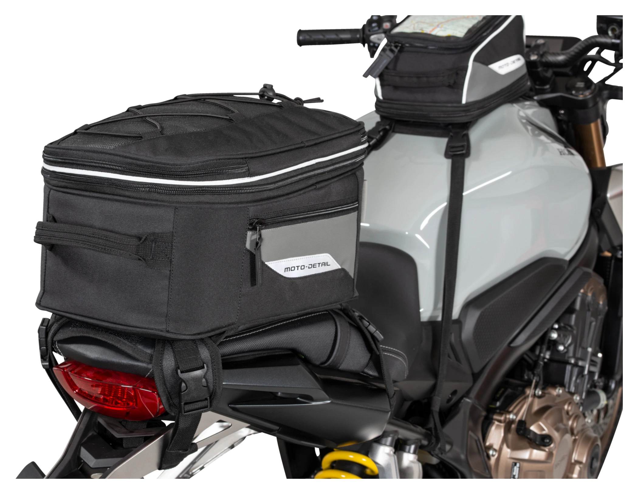 Motorcycle Top Case Box Scooter Luggage Matt Black 35L Universal Fit Touring