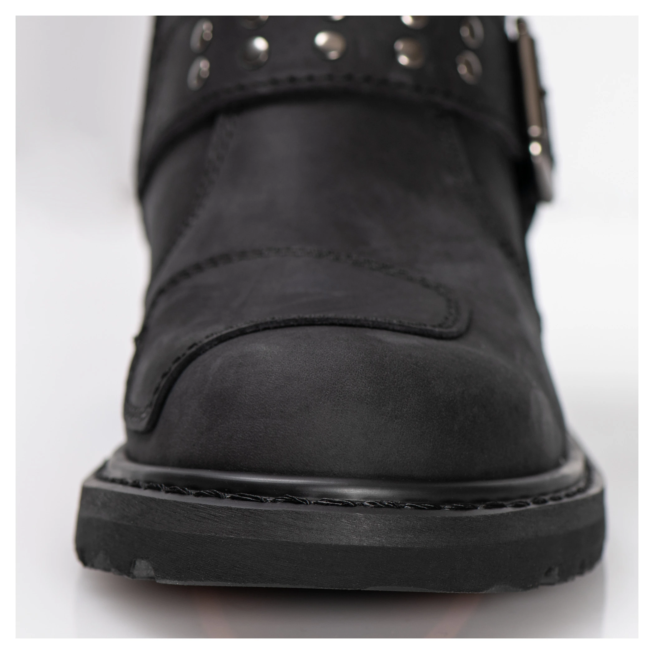 Moto boots with studs on sale