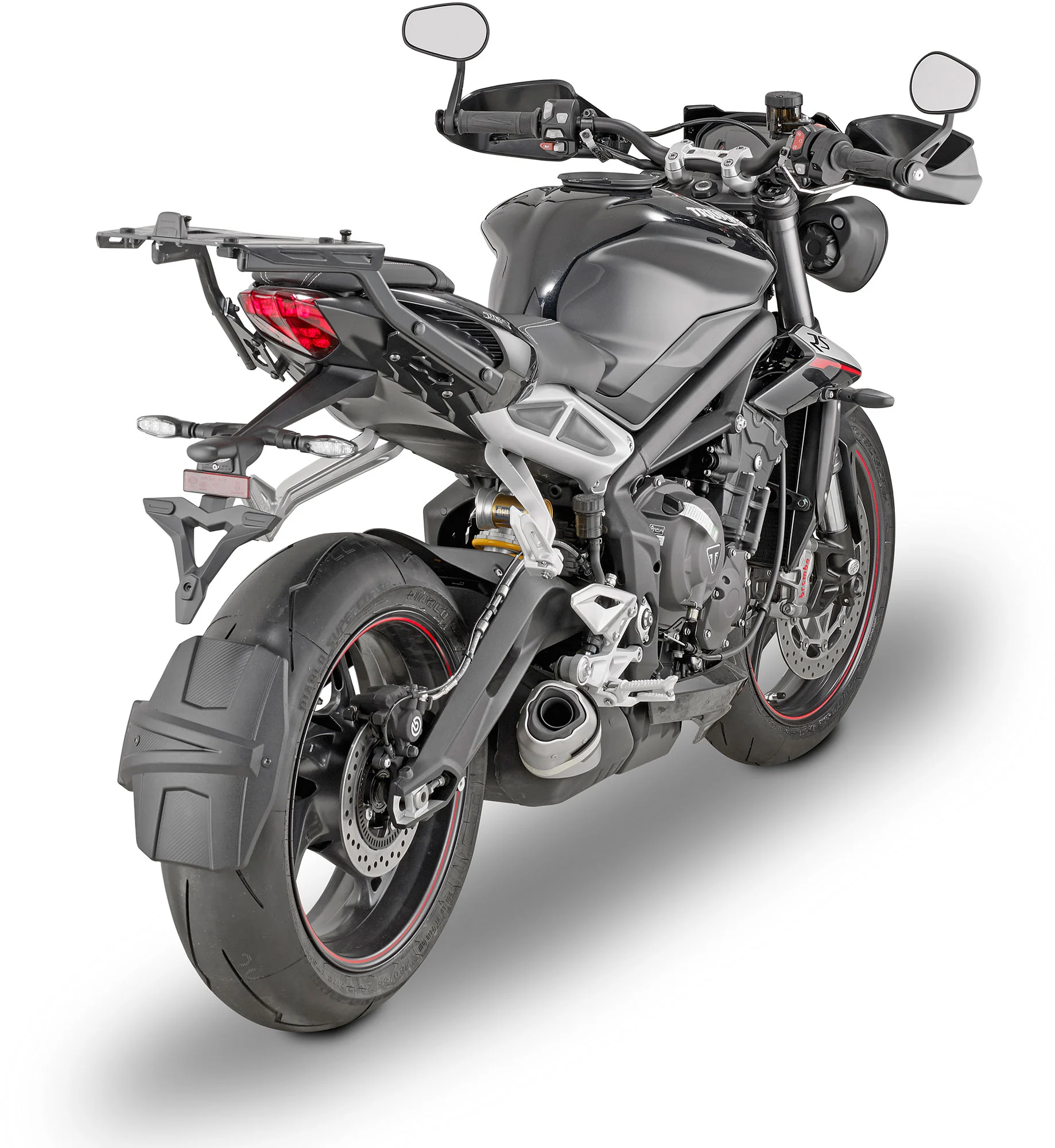 RS Motorcycle Solutions - Sissybar avec coussin arrière convient à