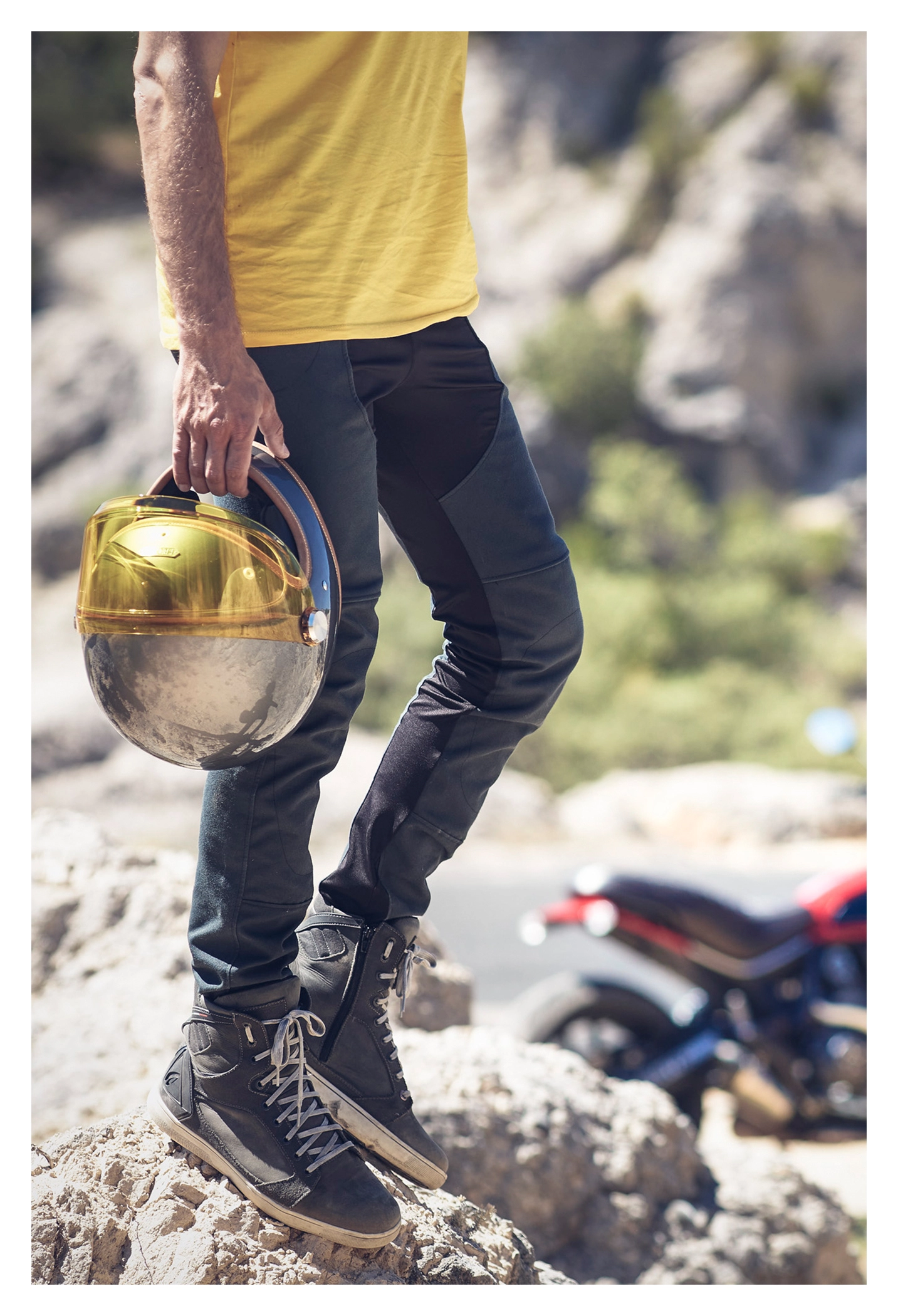 Bowtex Standard R CE protective motorcycle leggings - Black